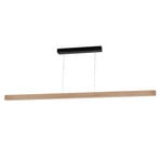 Envostar Lineo LED hanging light oiled oak