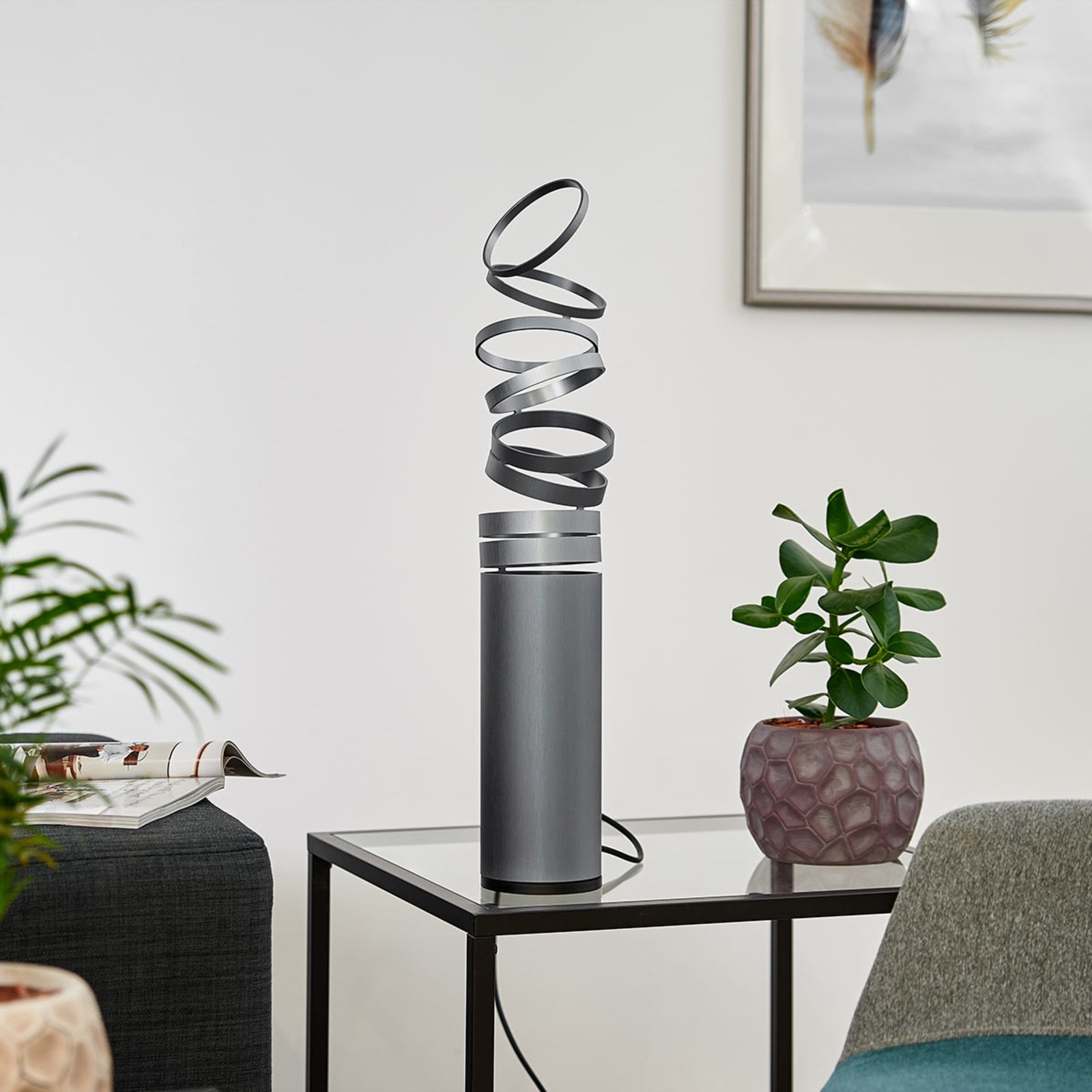 Decomposé Light T Table Lamp Fumé - Artemide