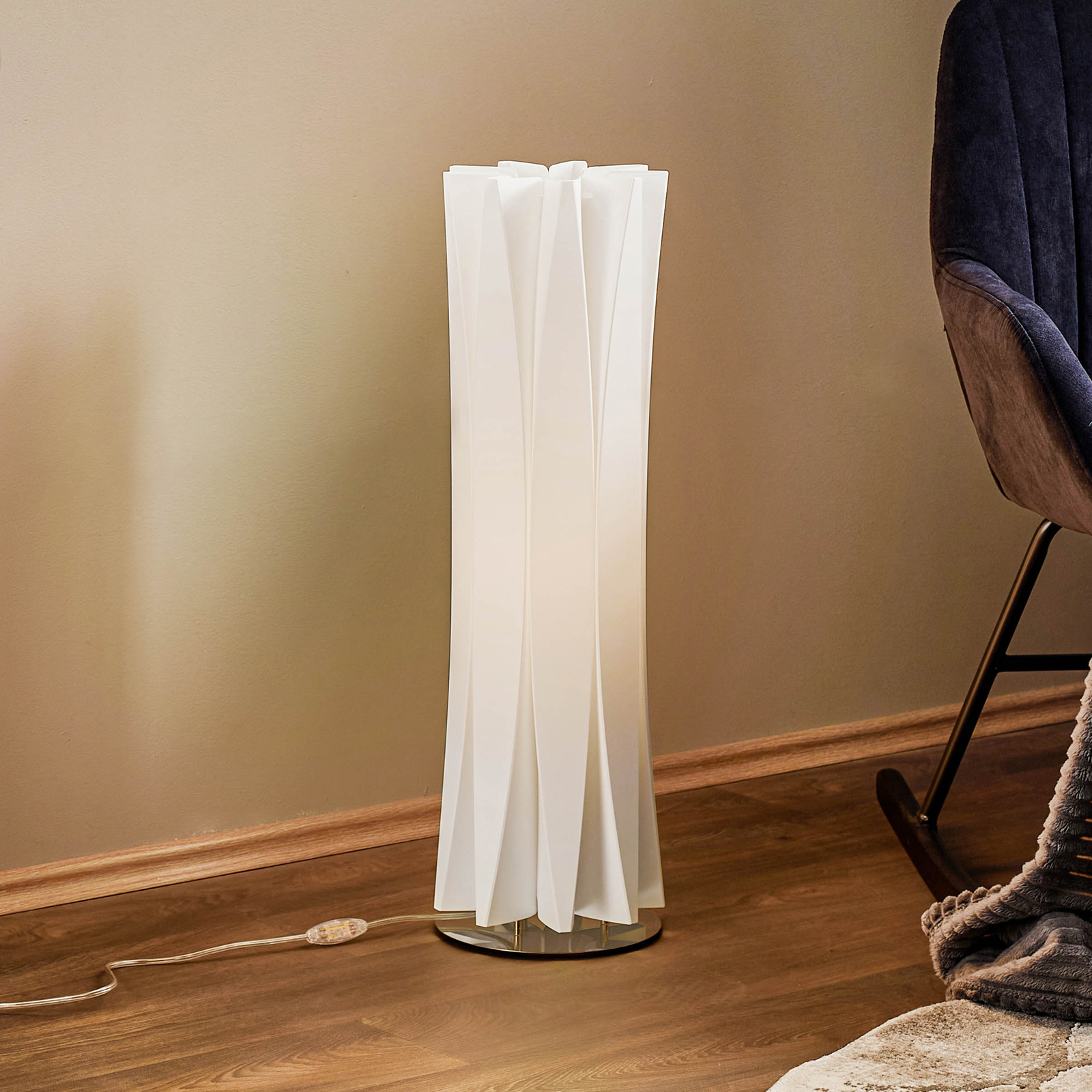Slamp Bach stolní lampa, výška 73 cm, bílá