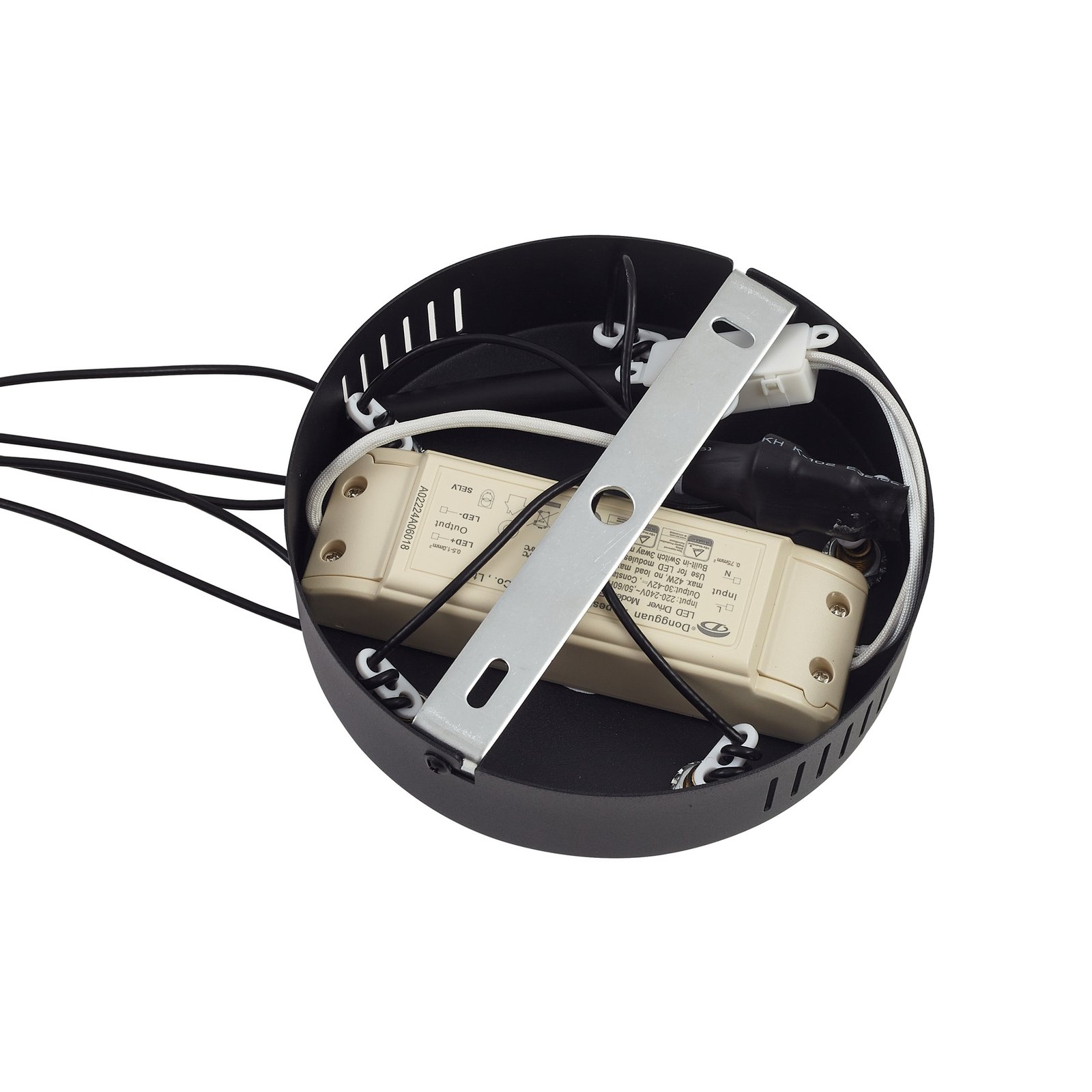 Norvind Żyrandol LED Ø 100 cm 10-punktowa czarny metal - Lindby