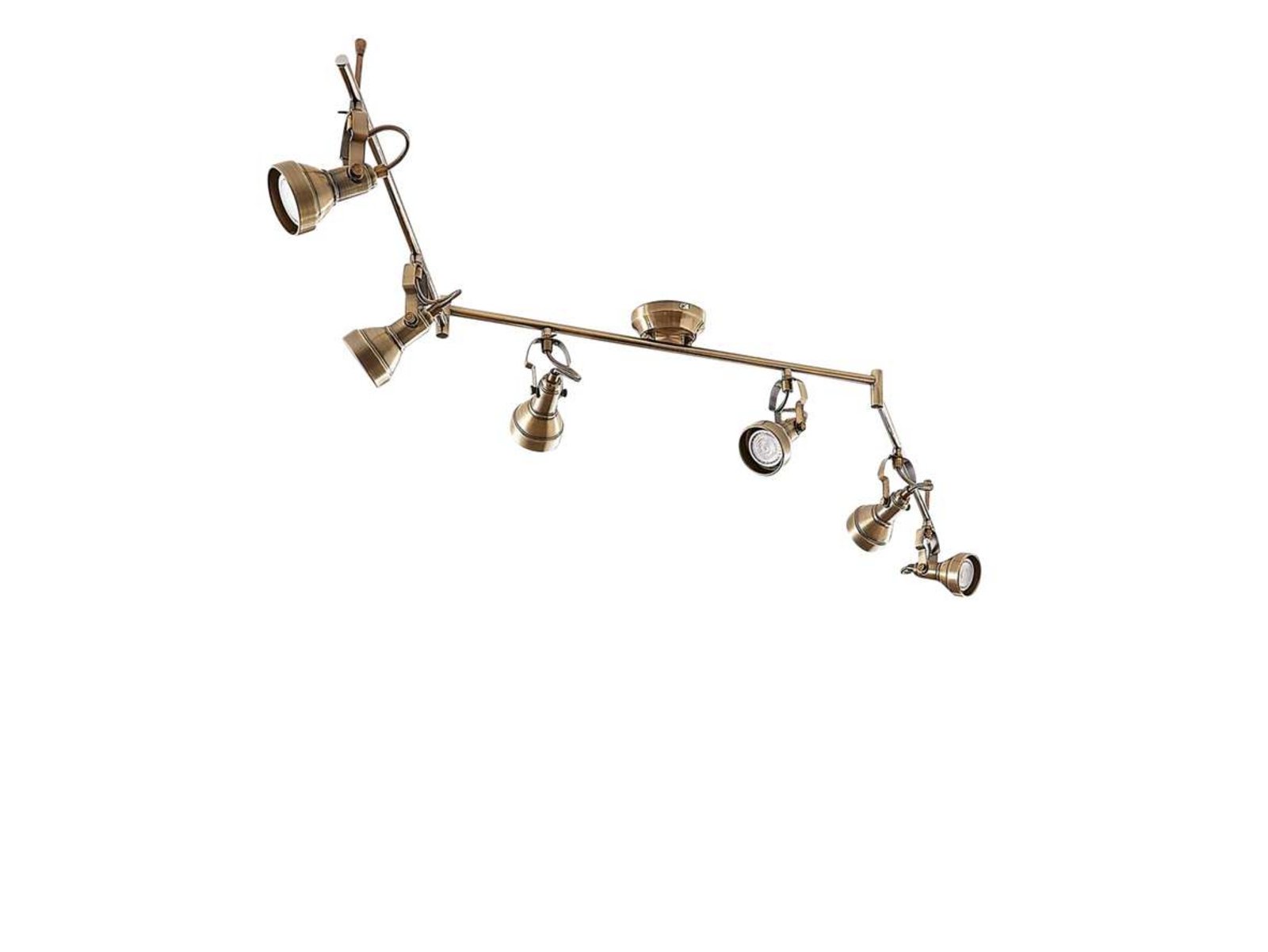 Perseas 6 LED Deckenleuchte Antique Brass - Lindby