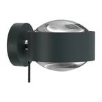 Puk Maxx Wall+ LED, klara linser, antracit/krom