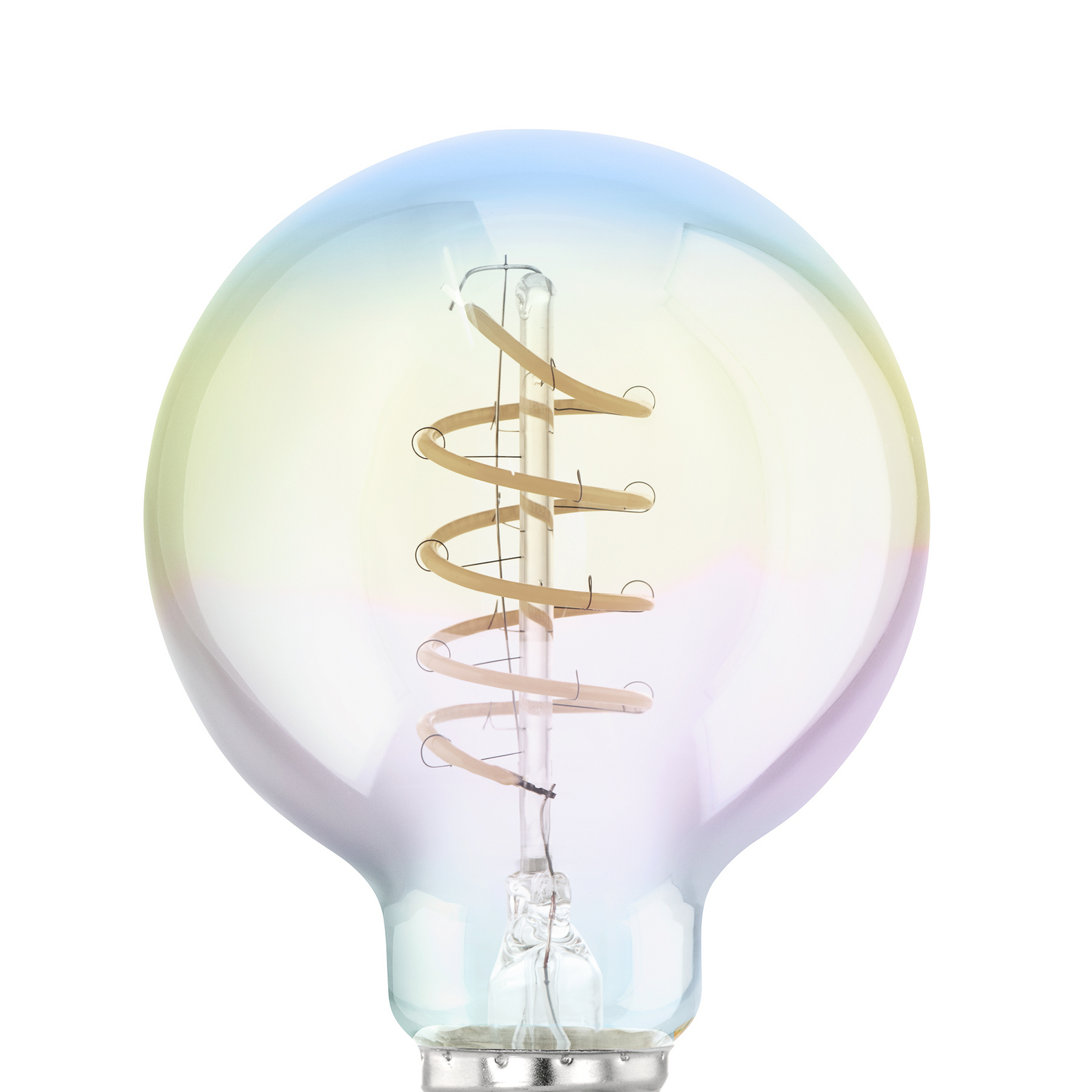 LED-Lampe E27 4W G80 2000K Filament irisierend dim