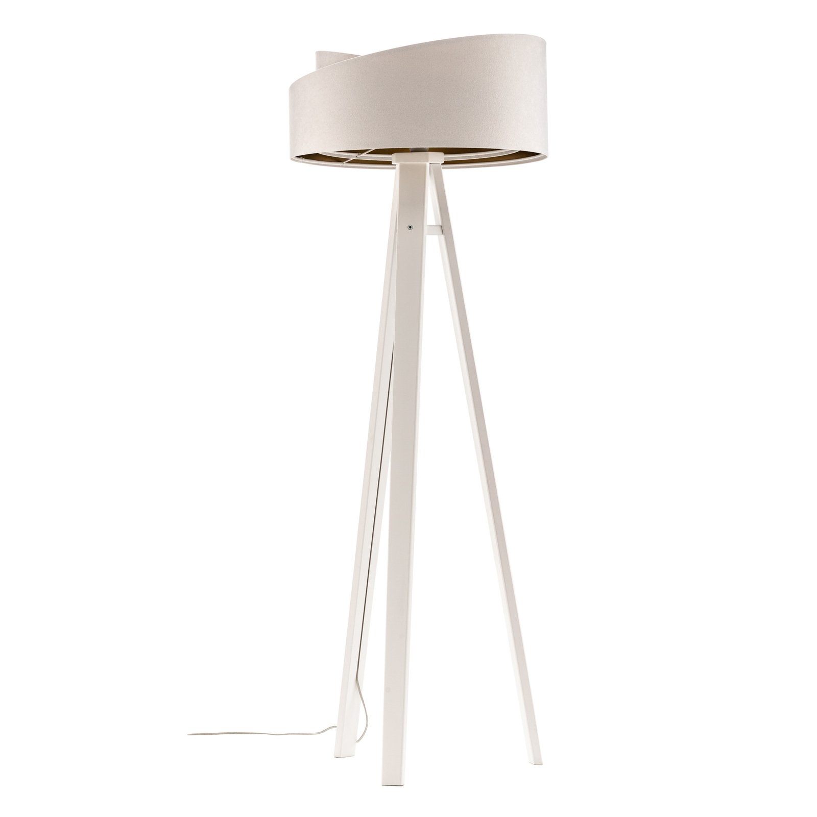 Lampa podłogowa Chloe z dwukolorowym kloszem