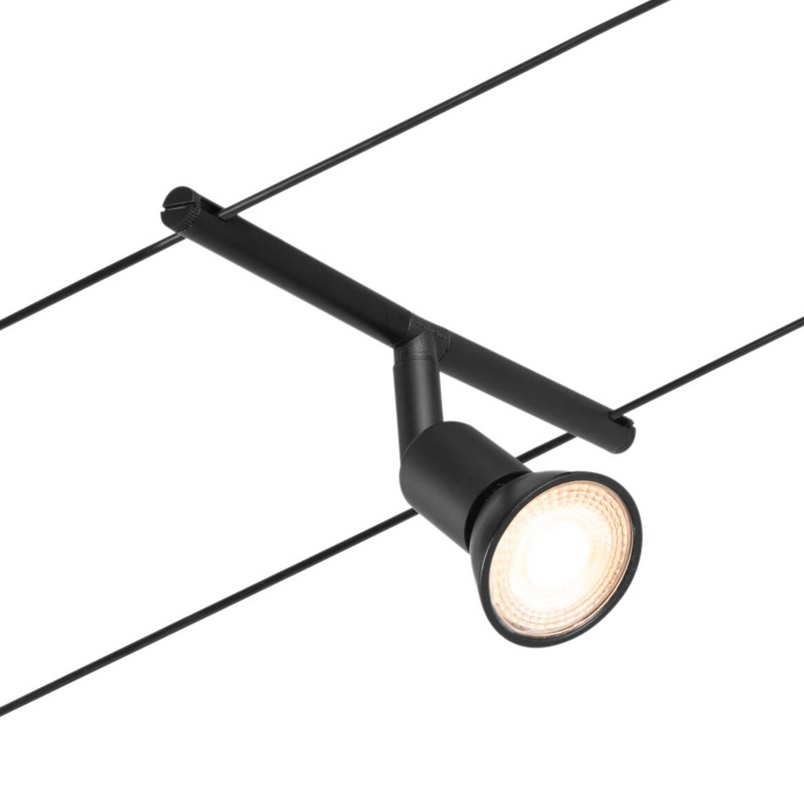 Paulmann Wire Salt Spot für Seilsystem schwarz
