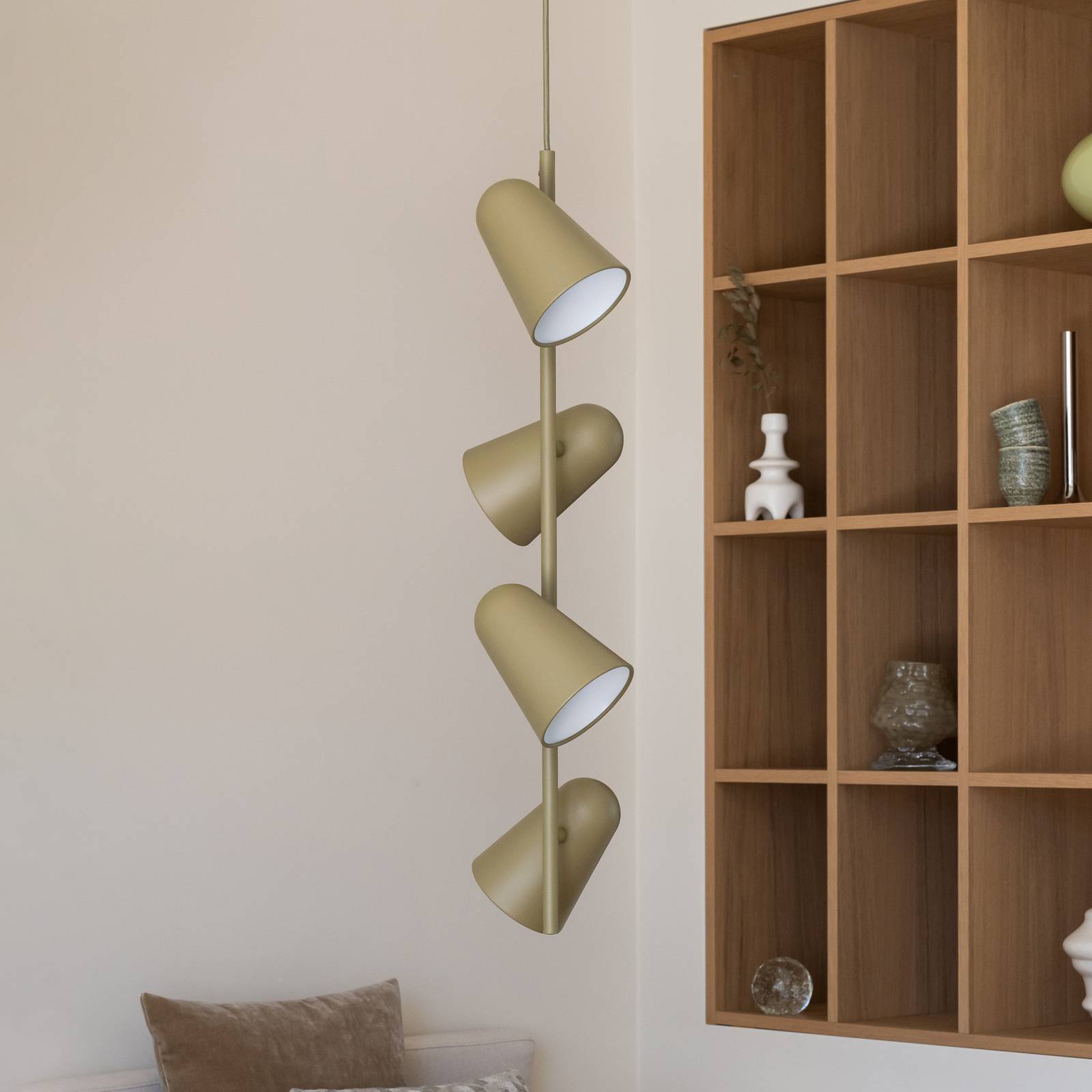 IT´S ABOUT ROMI IT'S ABOUT ROMI hanglamp Salamanca, olijfgroen, lengte 80 cm