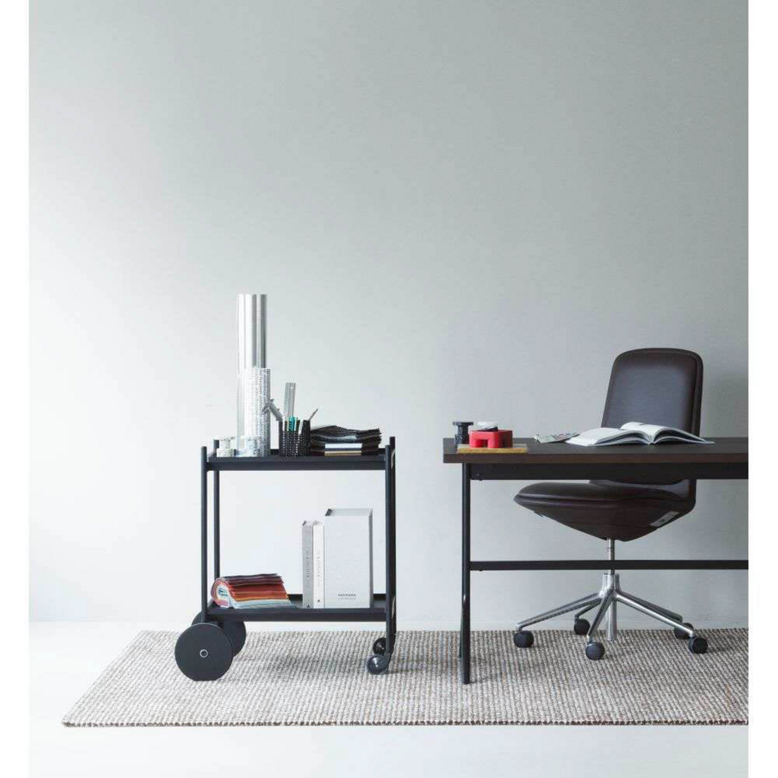 Flick cobija 170x240 Off-White/Brown - Normann Copenhagen