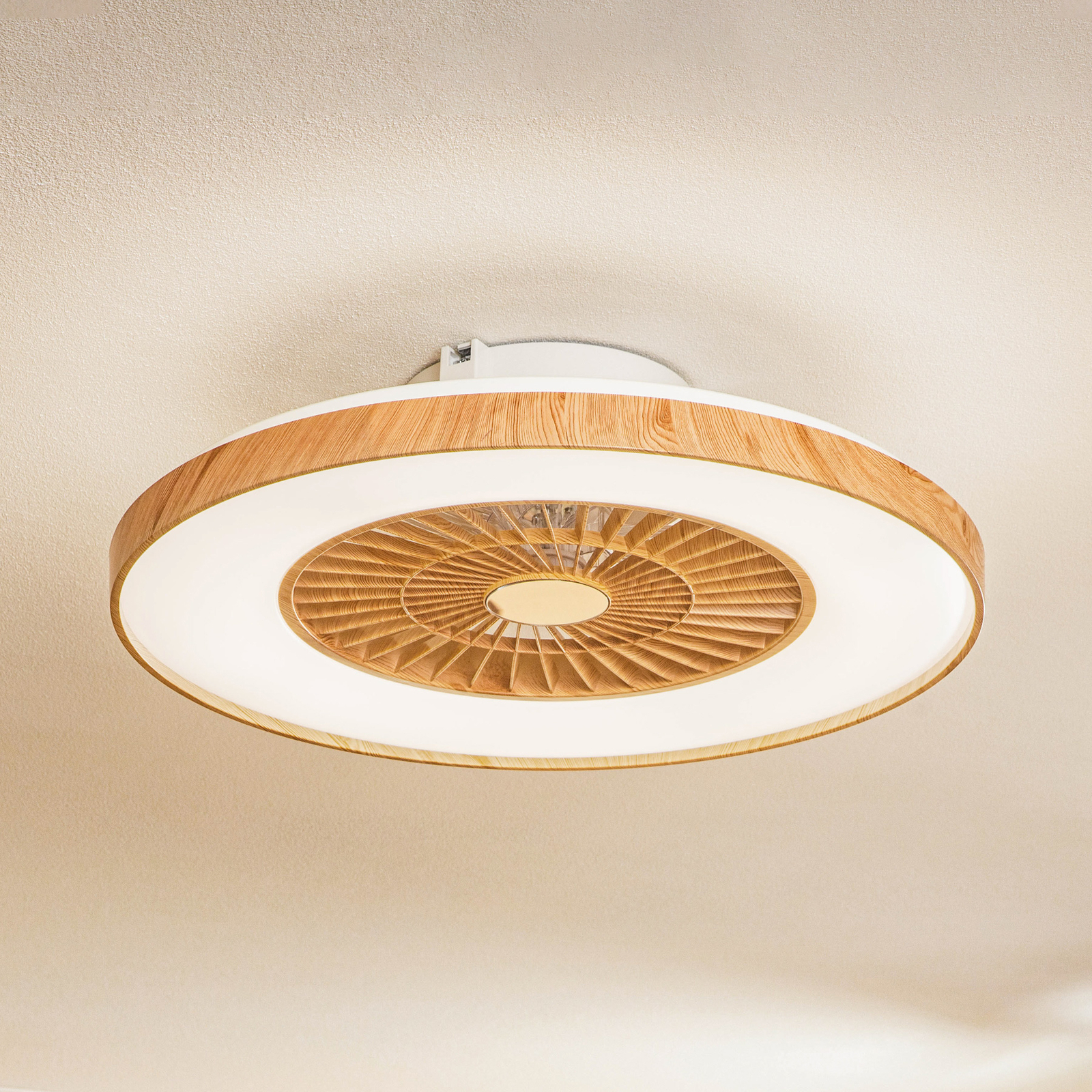 Starluna Narmin ventilatore da soffitto LED legno