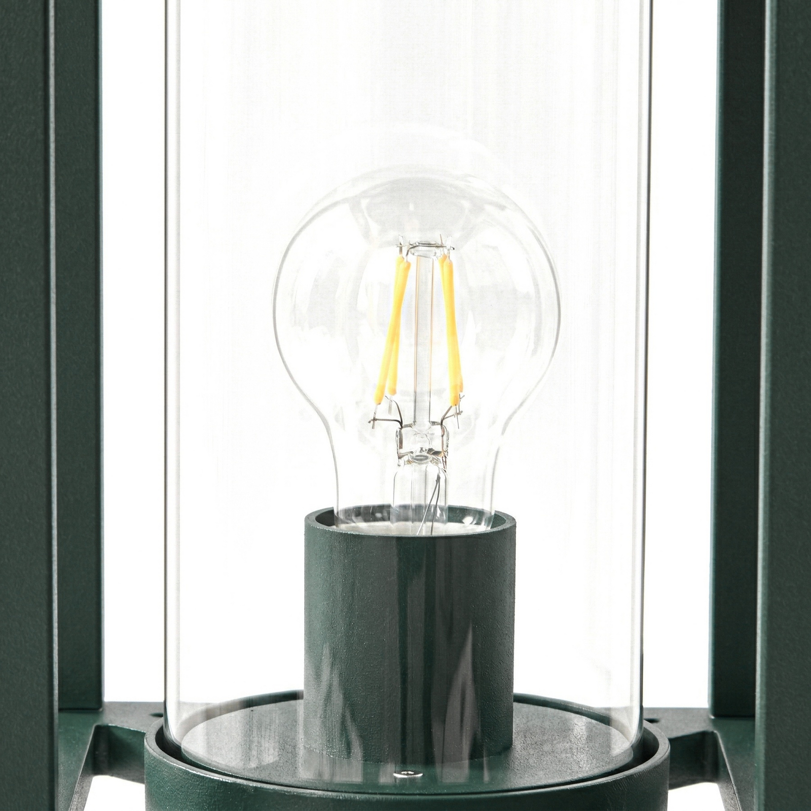 Lucande veilampe Ferda, 60 cm, grønn, IP44