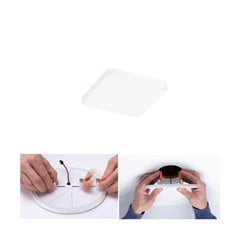 Paulmann Veluna Edge LED zapustená IP44 4000K 9x9cm