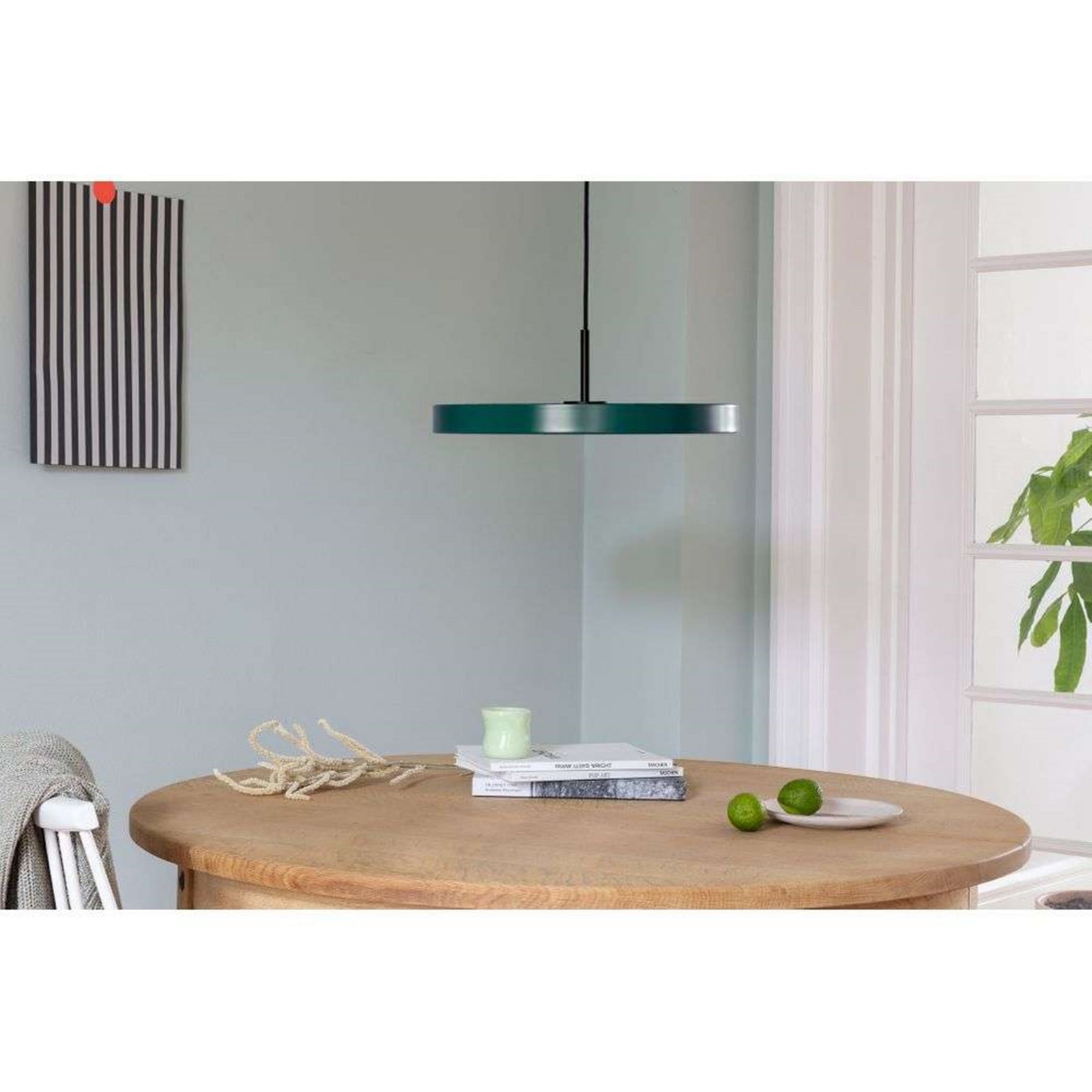 Asteria Pendel Mini Petrol Blue/Black Top UMAGE - Stue - Metal billede