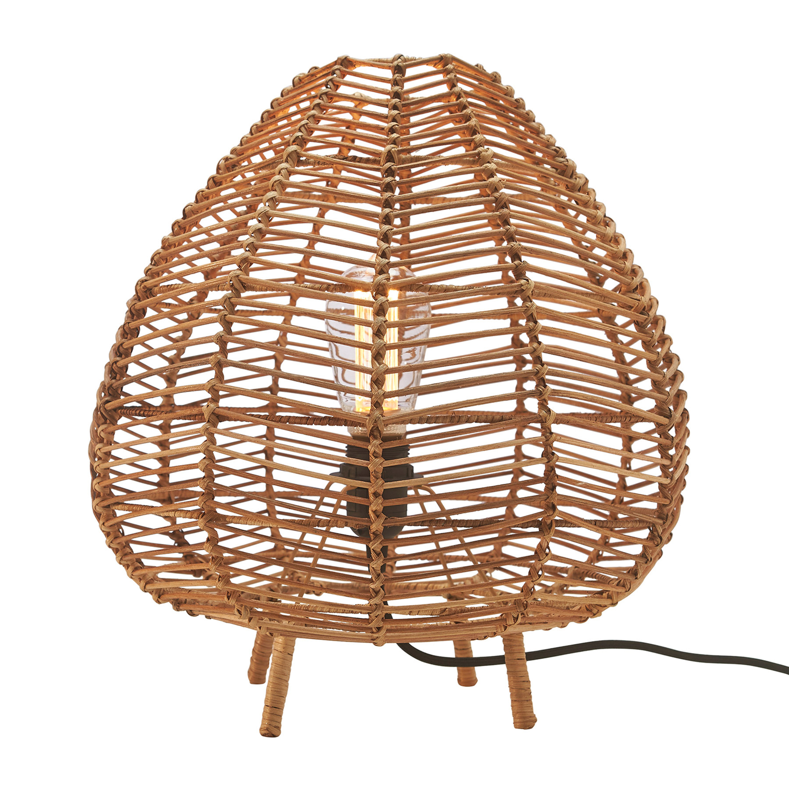 PR Home Nana table lamp, rattan