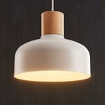 Hängeleuchte Carlise mit Holzelement