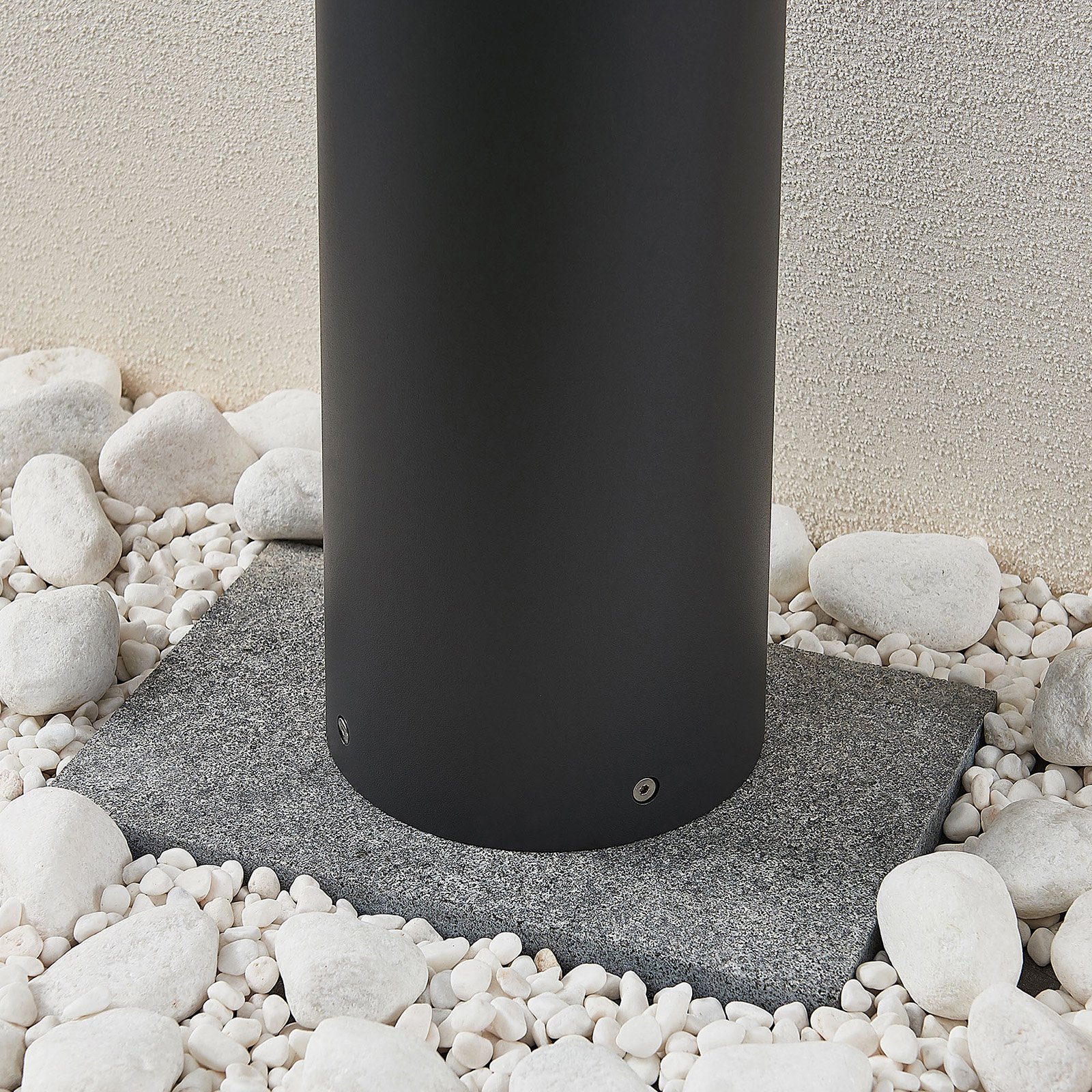 Darja Utendørs Hage Lampe Dark Grey/White - Lucande