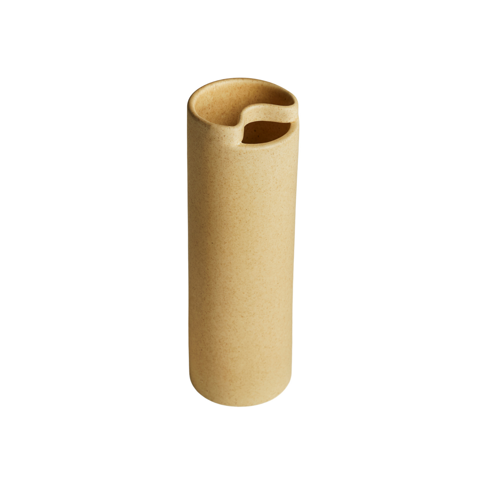 Flowr Vase, sandbeige matt, Keramik, Höhe 26 cm - Woud