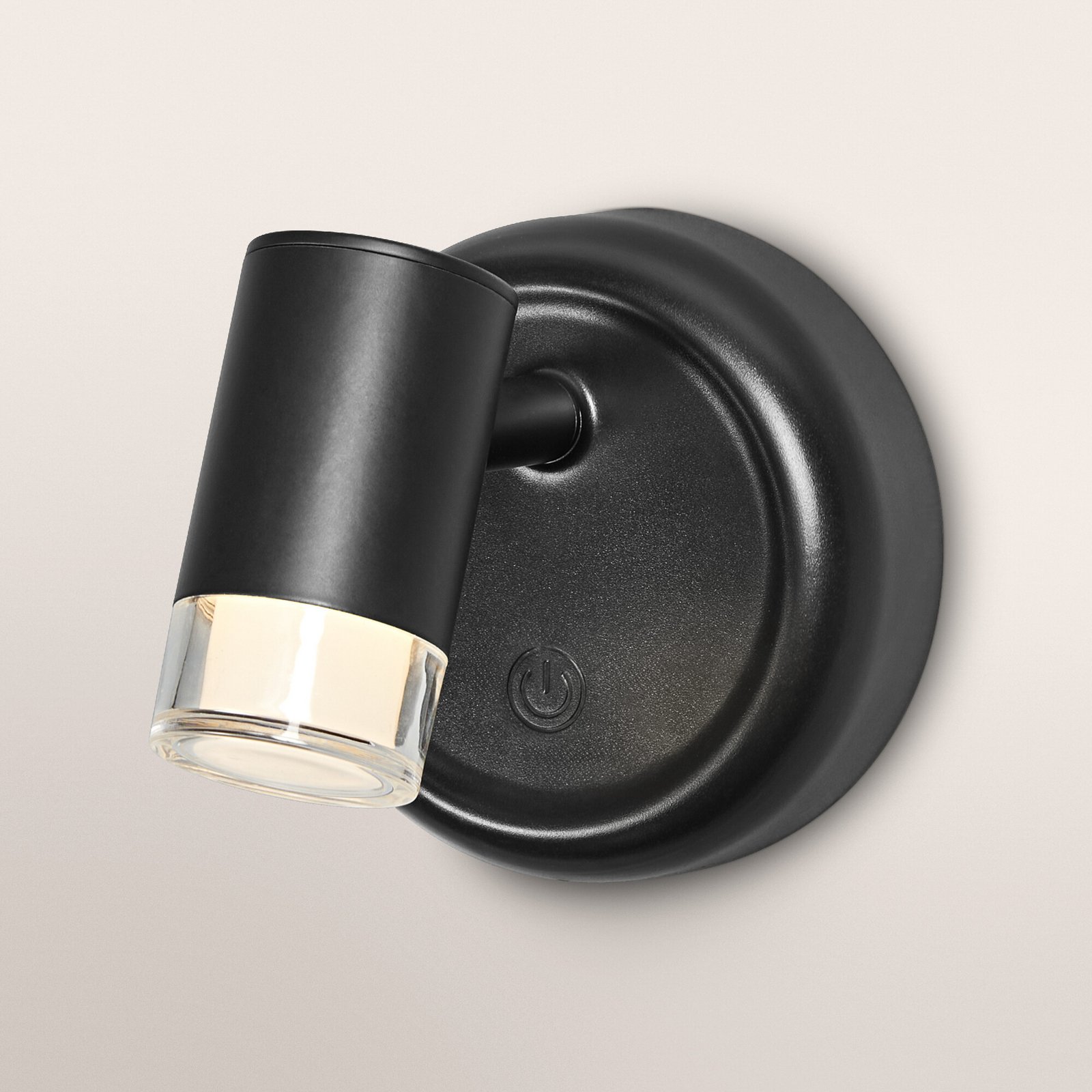 OSRAM LED-Akku-Wandlampe NIGHTLUX CYLINDER, schwarz touchdim