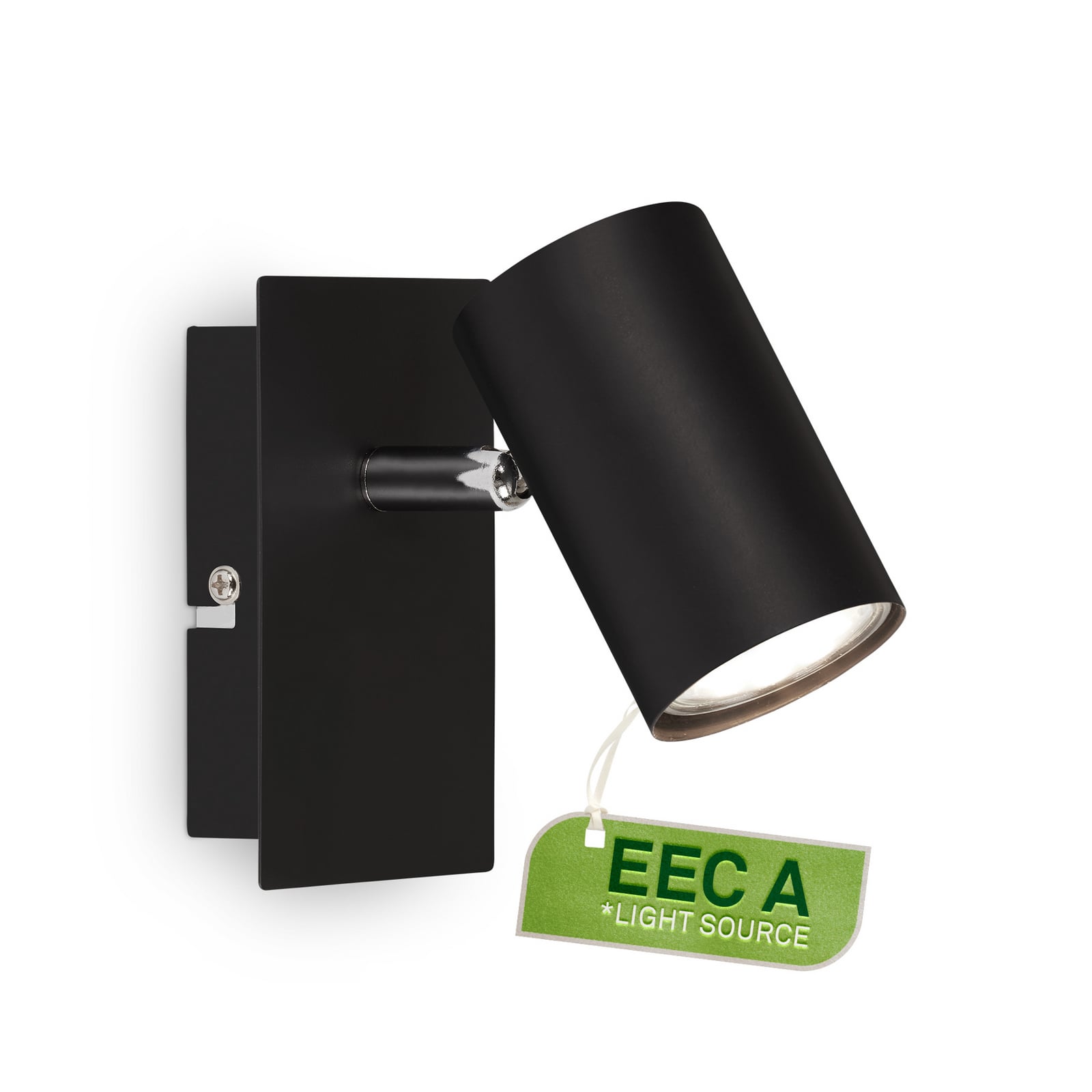 Φωτιστικό τοίχου Isil A, μαύρο, 1-φωτιστικό, μεταλλικό, περιστρεφόμενο Φωτιστικό τοίχου Isil A, μαύρο, 1-φωτιστικό, μεταλλικό, περιστρεφόμενο