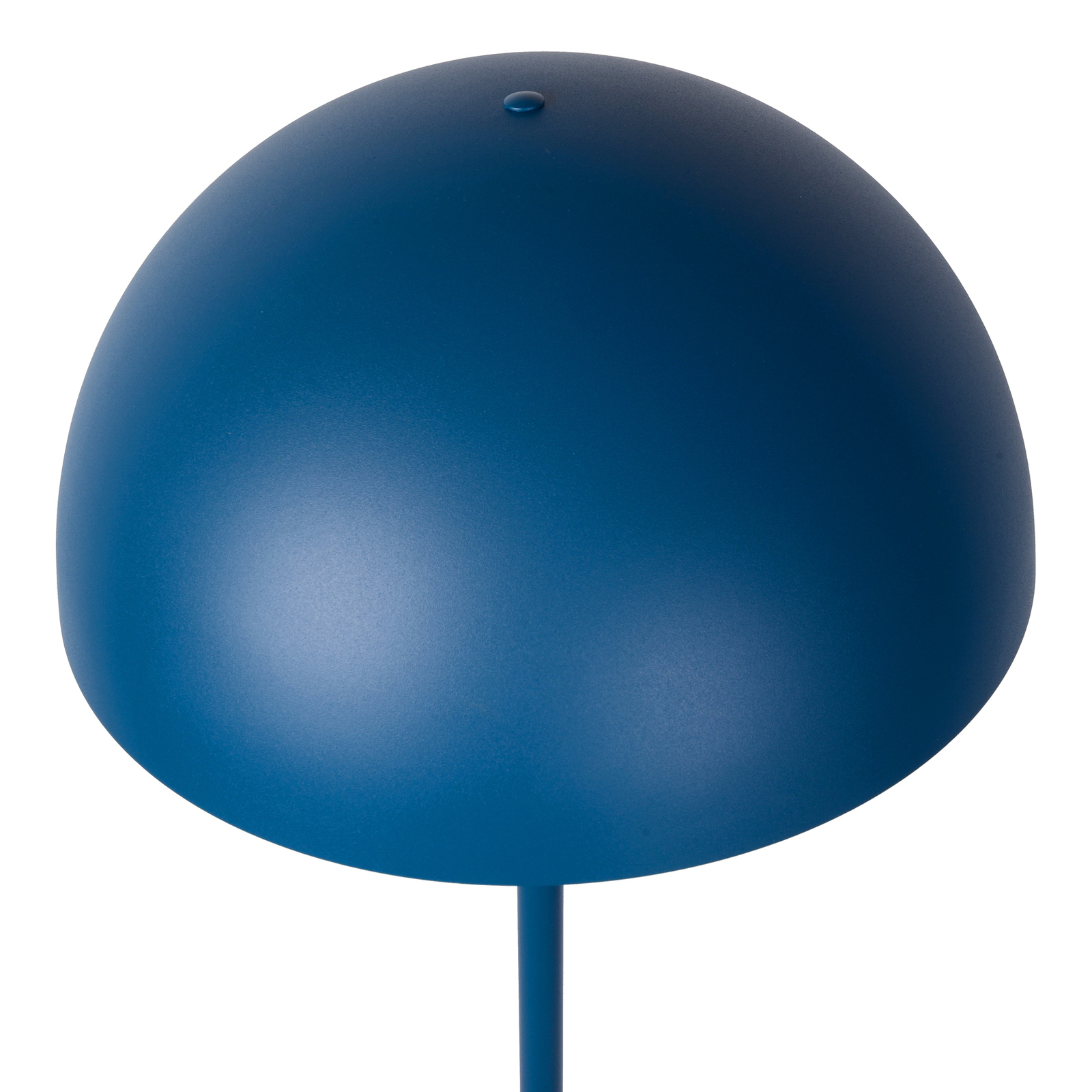Стоманена подова лампа Siemon, Ø 35 cm, синя