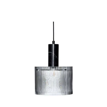Revolve Pendelleuchte Large Textured/Black - Hübsch
