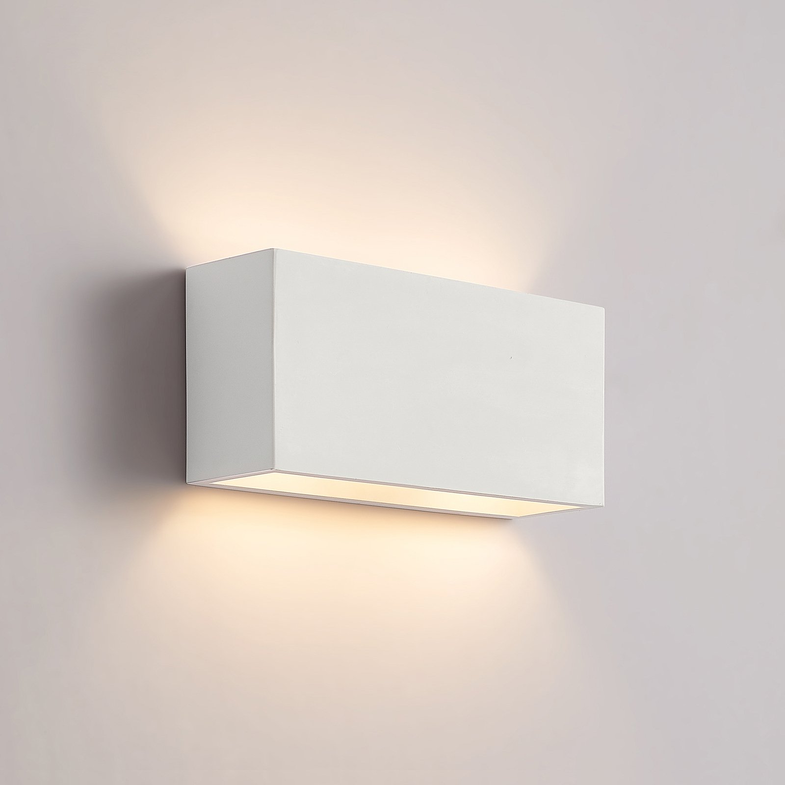Mavora Square Wall Lamp White - Lindby