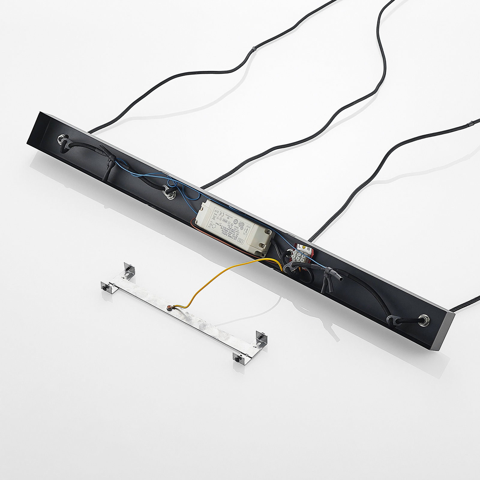 Arcchio Kammeron suspension LED, noire