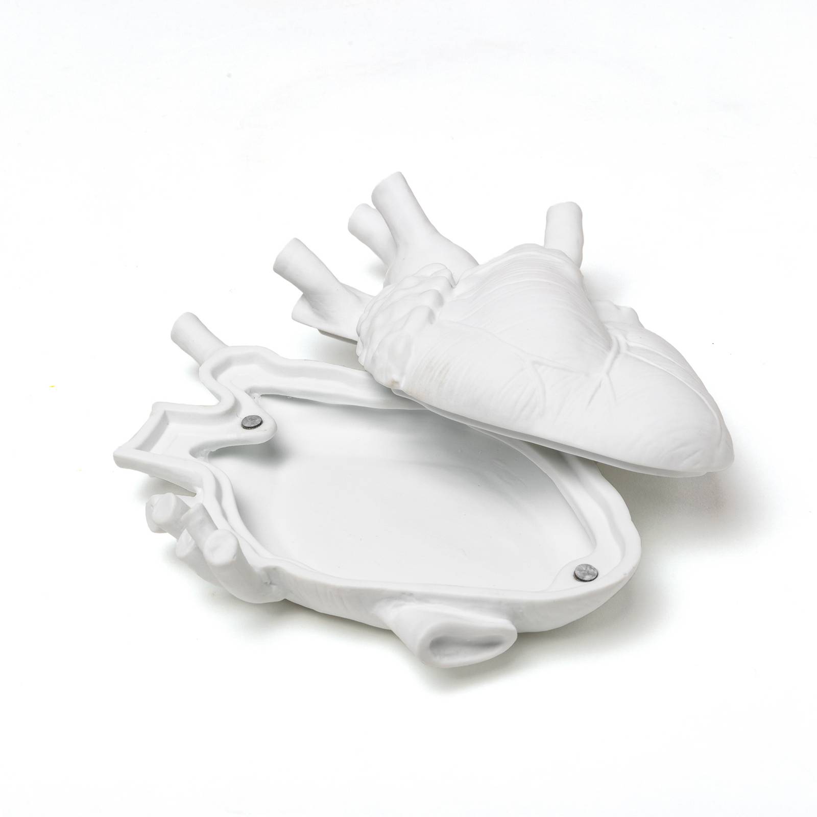 SELETTI Love in Bloom Love in a box weiß Porzellan Samt