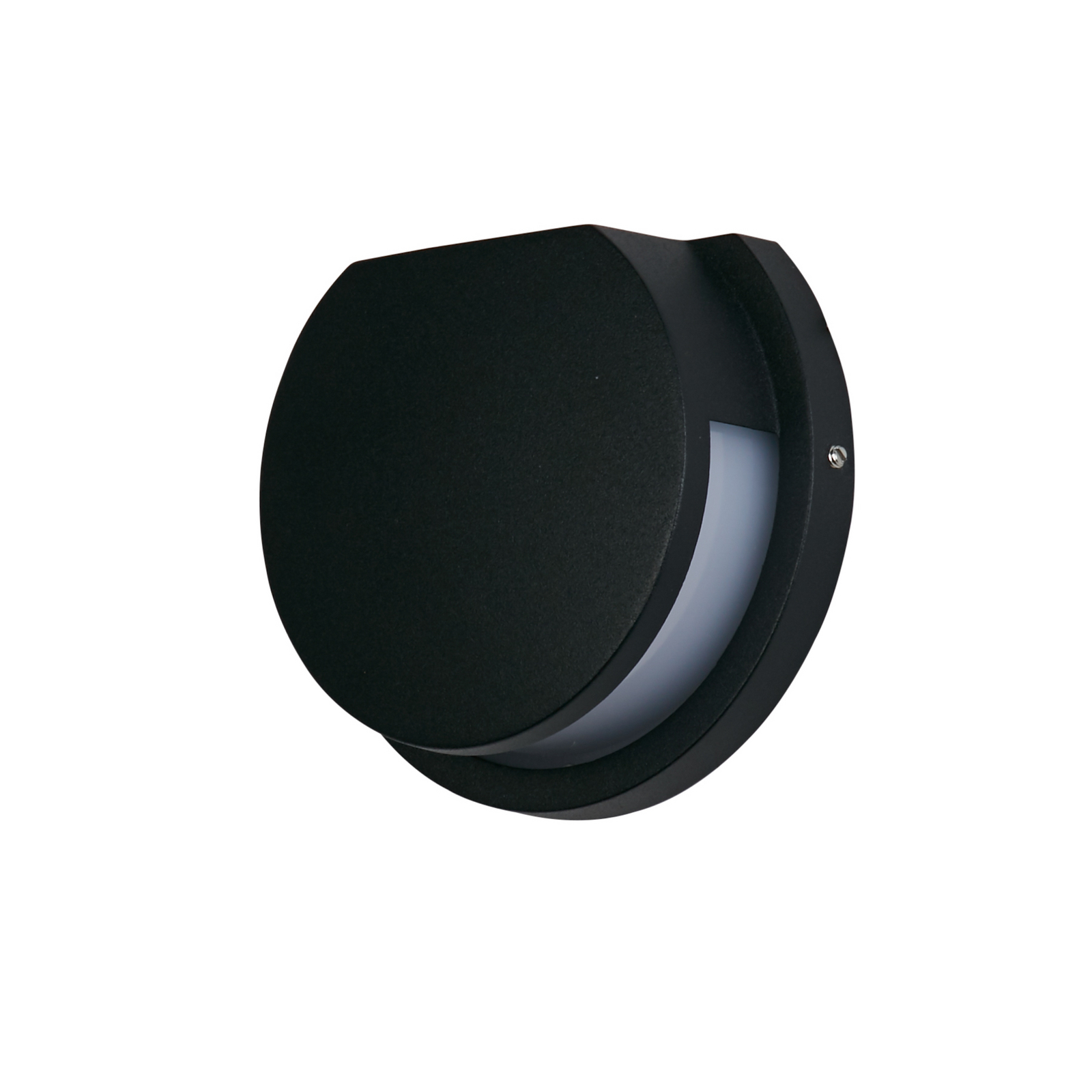 Utendørs LED-vegglampe, Chiswick, svart, bredde 14 cm, metall