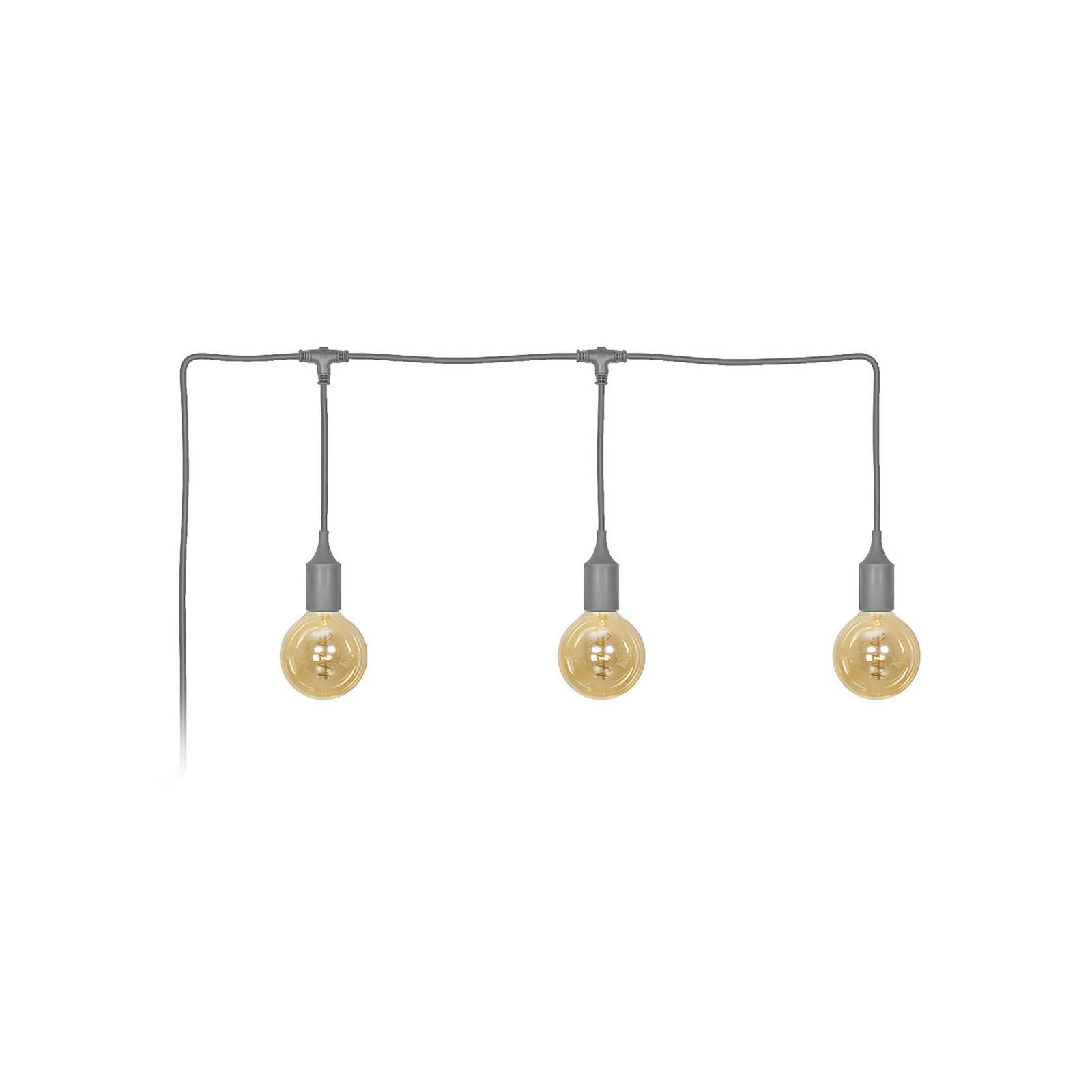 OSRAM Lichterkette ENDURA DECOR, grau, 7 m, 3-flammig, IP44