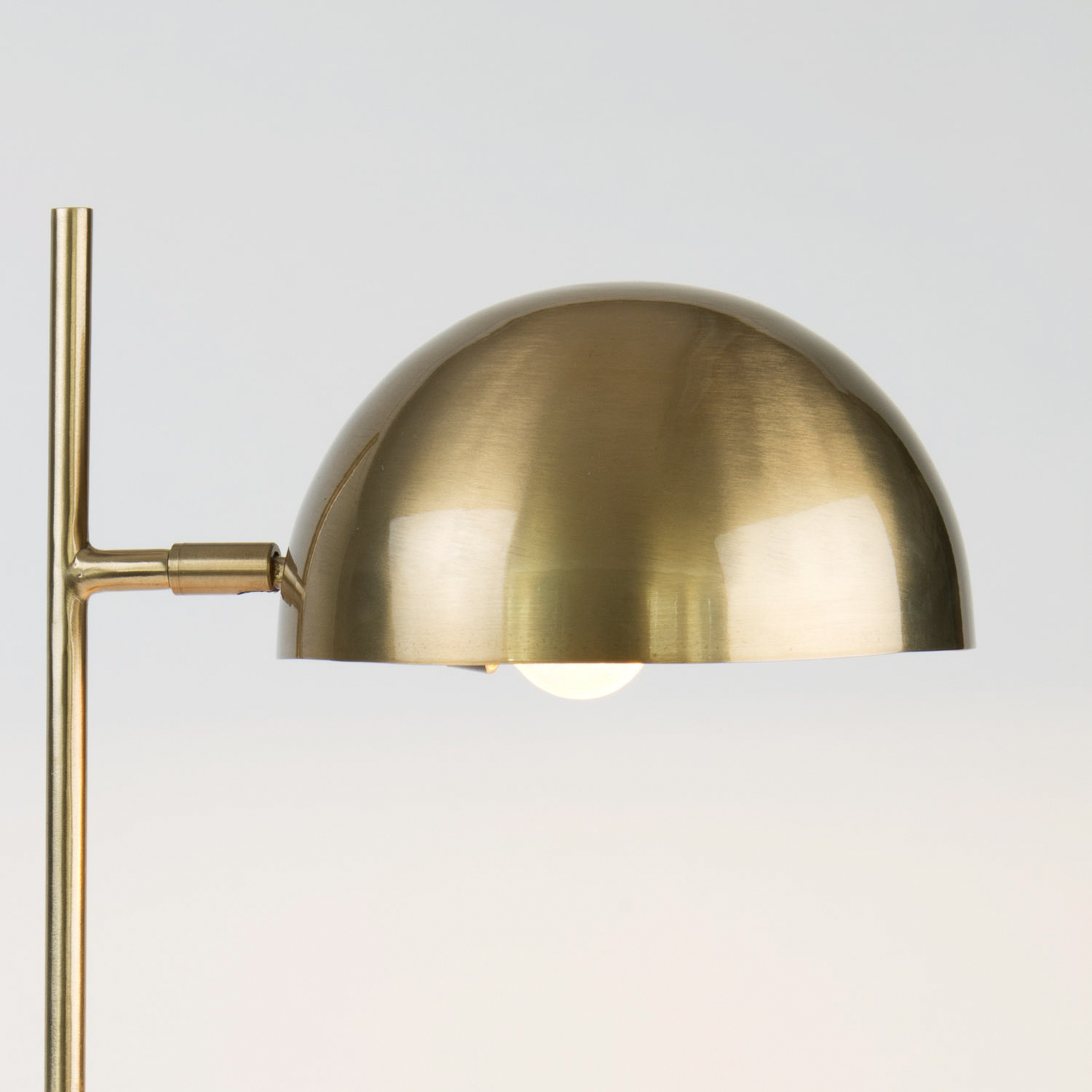 Stolní lampa Miro, zlatá barva, výška 58 cm, železo/mosaz