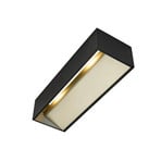 Logs In L Aplique de Pared LED Dim-To-Warm Black/Gold - SLV