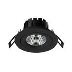 SLC DL04 LED padziļinājumā iebūvējamā gaisma melna 2 700 K