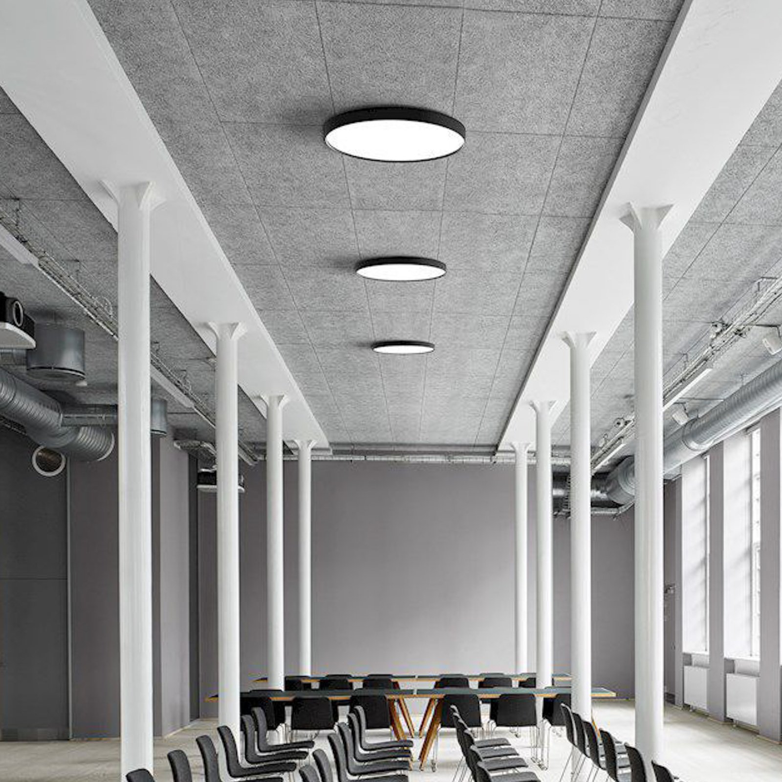 LOOM DESIGN Lucia LED φωτιστικό οροφής Ø45cm μαύρο