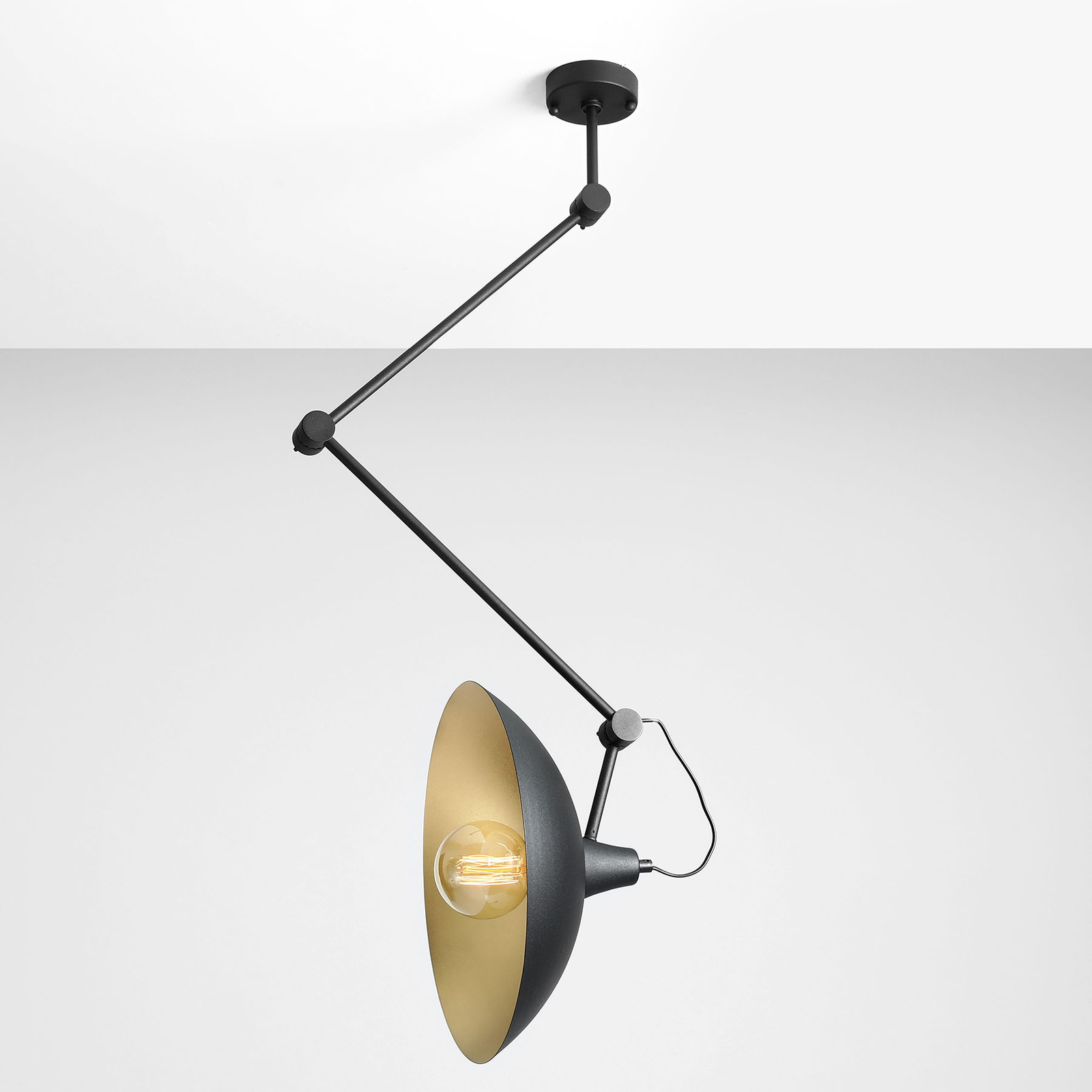 Plafondlamp 808 verstelbaar 1-lamp | Lampen24.be