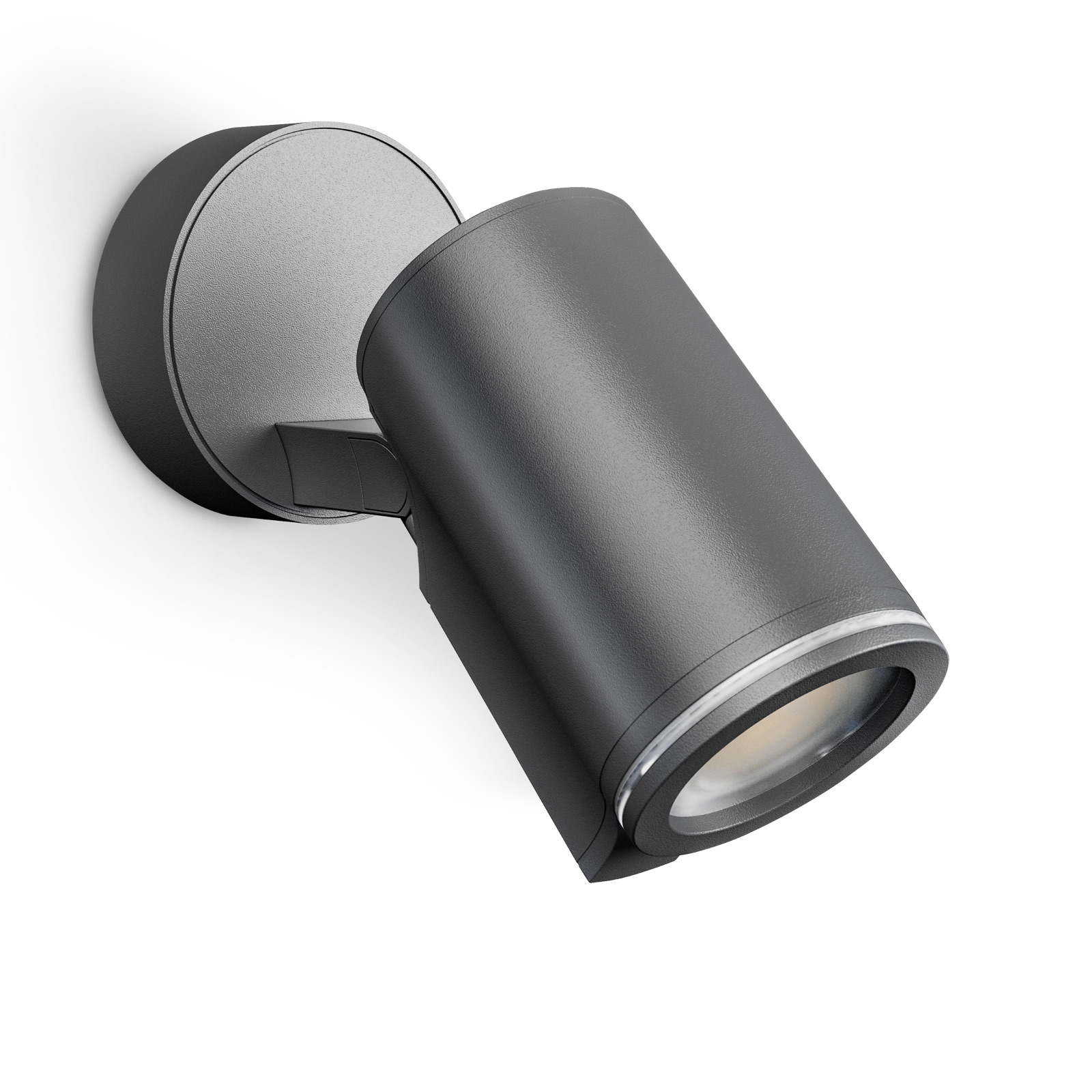 Steinel STEINEL Spot One LED spotlight GU10 slave, aluminium, plastic, GU10, 7 W, energy efficiency: A+, W: 9.8 cm, H: 9.8 cm