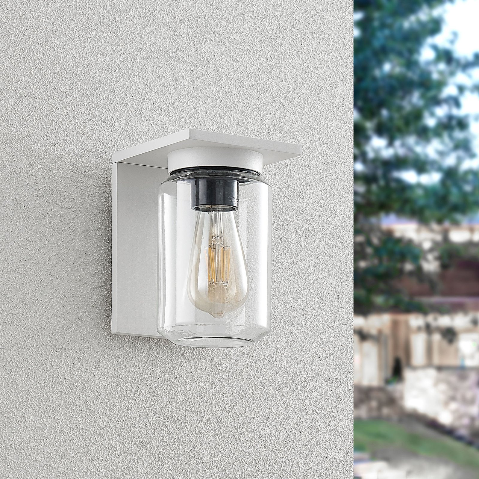 Semka Buiten Wandlamp White - Lucande