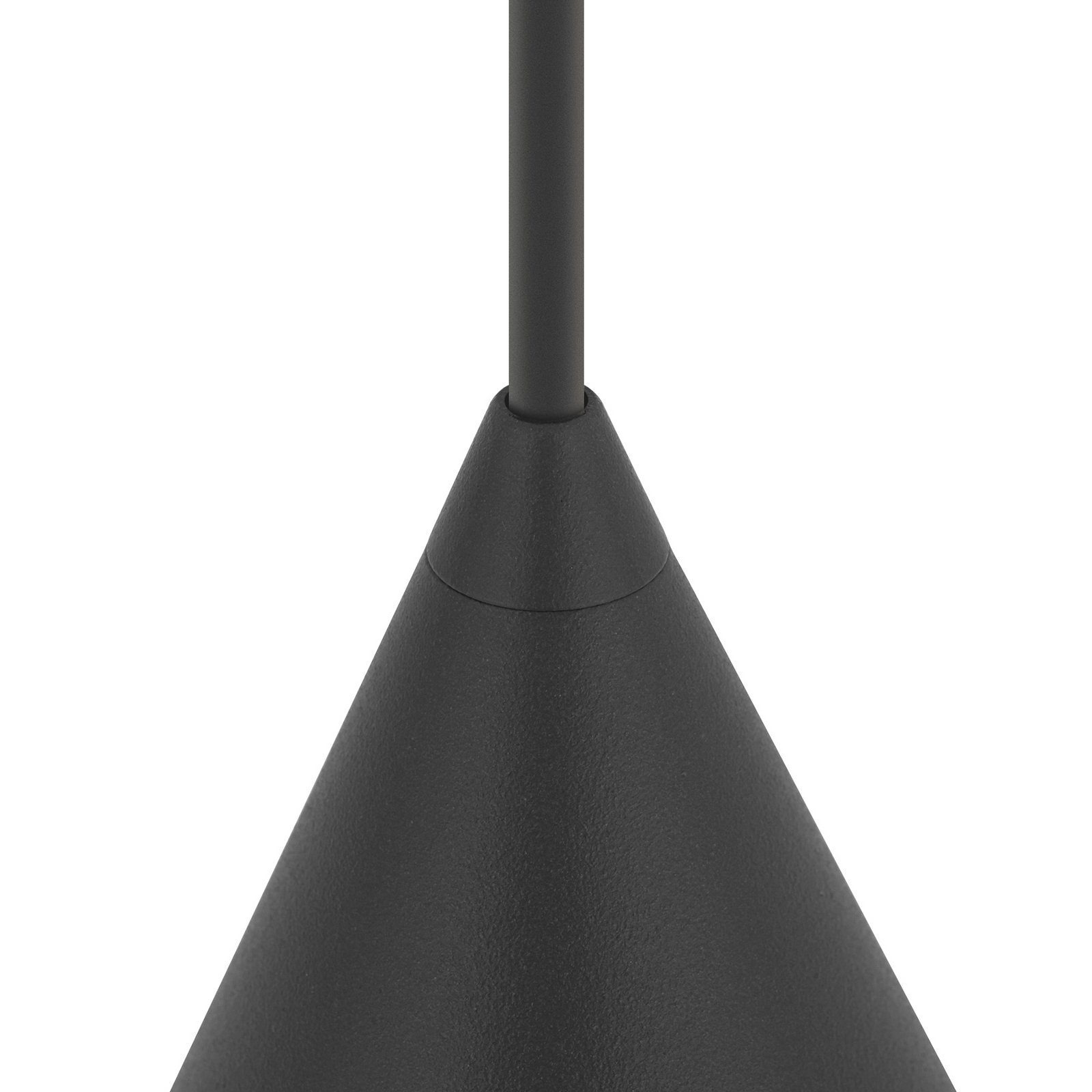 Pakabinamas šviestuvas ZENITH, tamsiai pilkos spalvos, Ø 11 cm, metalas, GU10