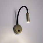 Lagos fali világítás, olajzöld/fekete, G9, magasság 45 cm, fém