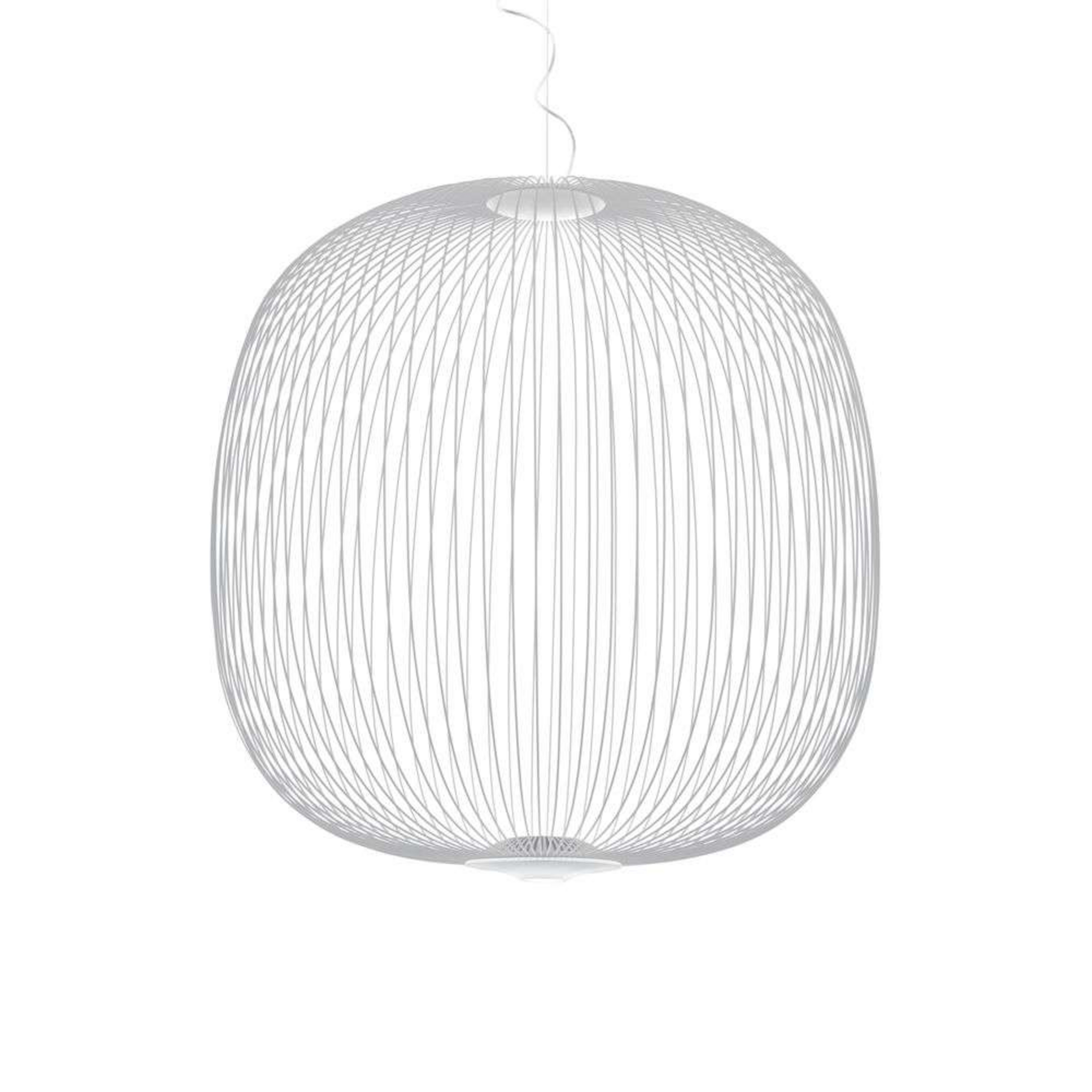 Spokes 2 Grande Lampada LED a Sospensione Dimmerabile Bianco - Foscarini