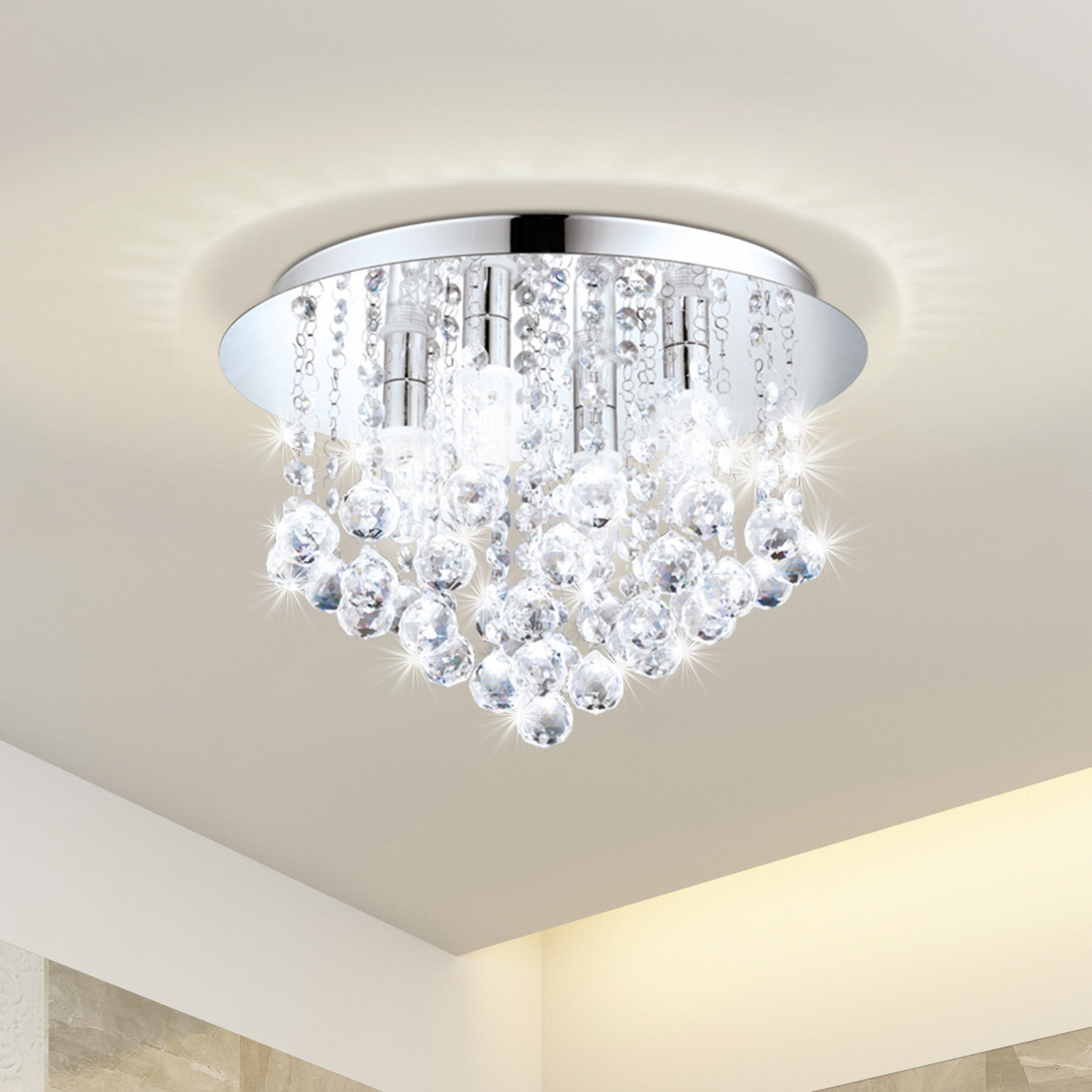 Plafoniera Almonte LED con sospensione, 50 cm