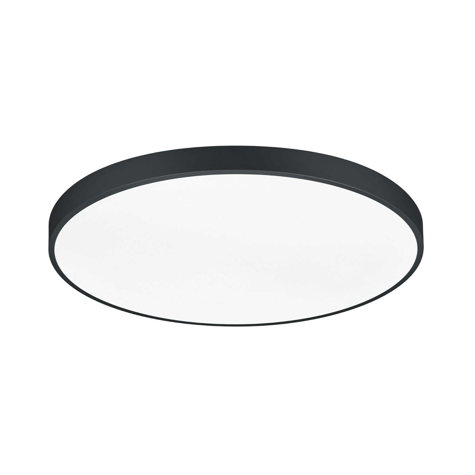 LED-Deckenlampe Waco, CCT, Ø 75 cm, schwarz matt