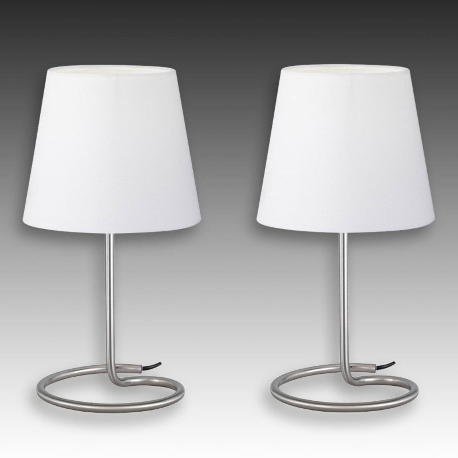 Twin - modernt bordslamp-set