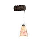 Wandlamp Flarino, dennenhout, 1-lamp