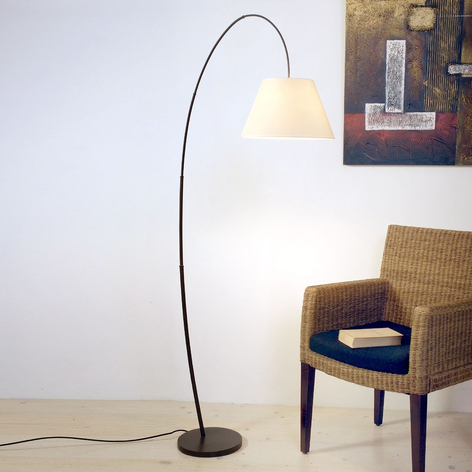 Smäcker golvlampa Bambus Bogen