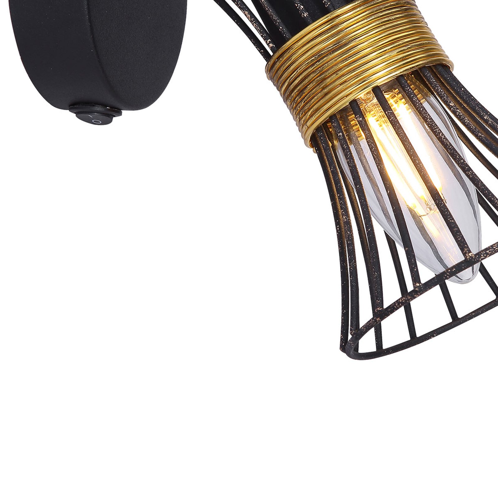 Vägglampa 54814-1 med strömbrytare