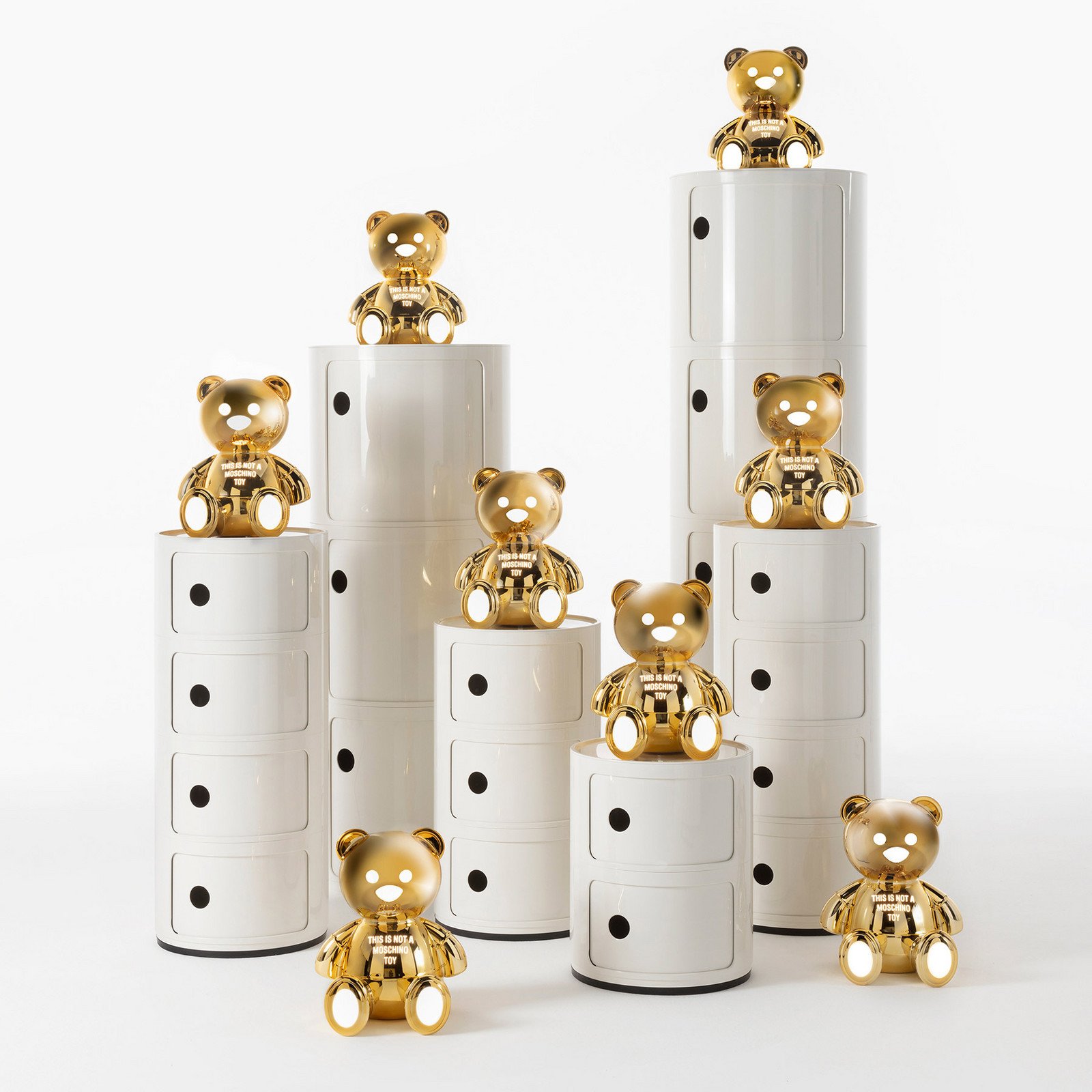 Kartell Toy lampă de masă LED auriu - dormitor - design - Plastic