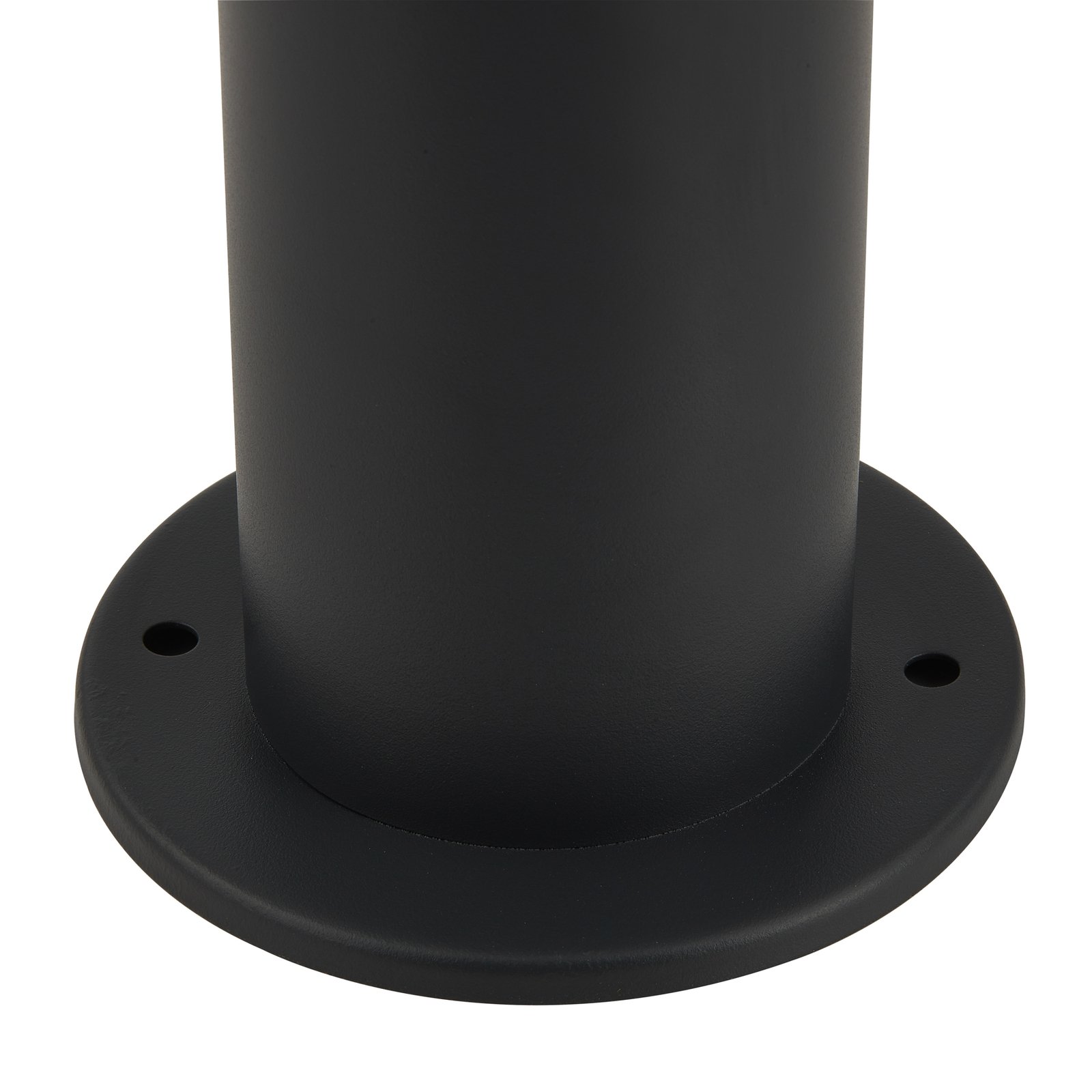 Lindby Statius állólámpa, fekete/opál, vas, 100 cm