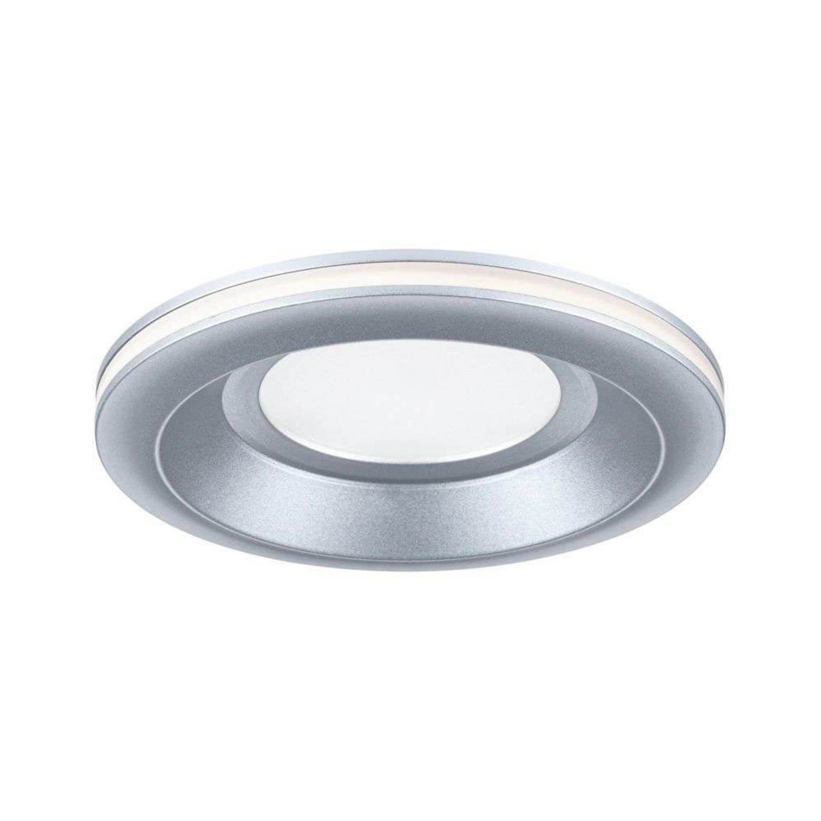 Sormus LED-Einbauleuchte Ø 10 cm IP65 chrom matt Paulmann - Badezimmer - Kunststoff