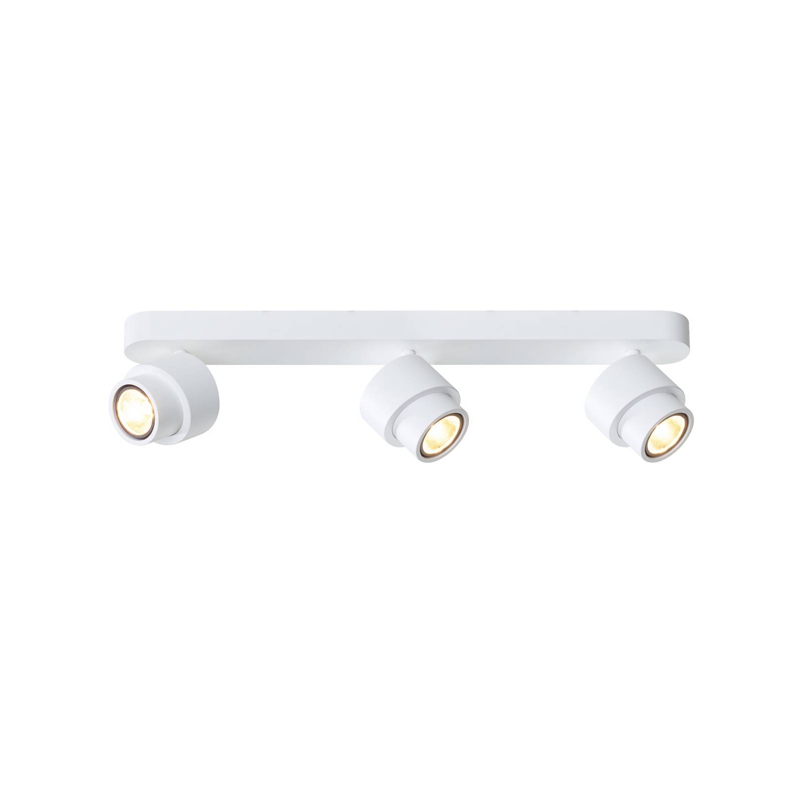 LED-Strahler BRUSH, weiß, 50 cm, 3-flg. Metall, dim, 2.700 K