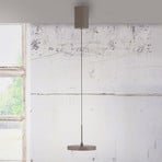 JUST LIGHT. LED hanglamp Plata, zandkleurig, 1-lamp, 3.000 K
