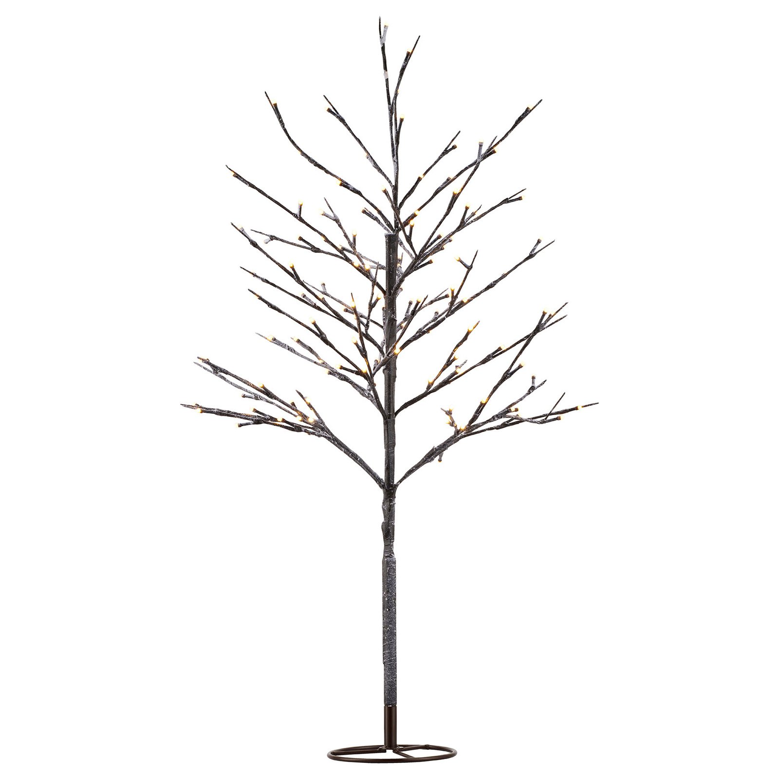 Alex LED stromek se zasněženým vzhledem, výška 210 cm